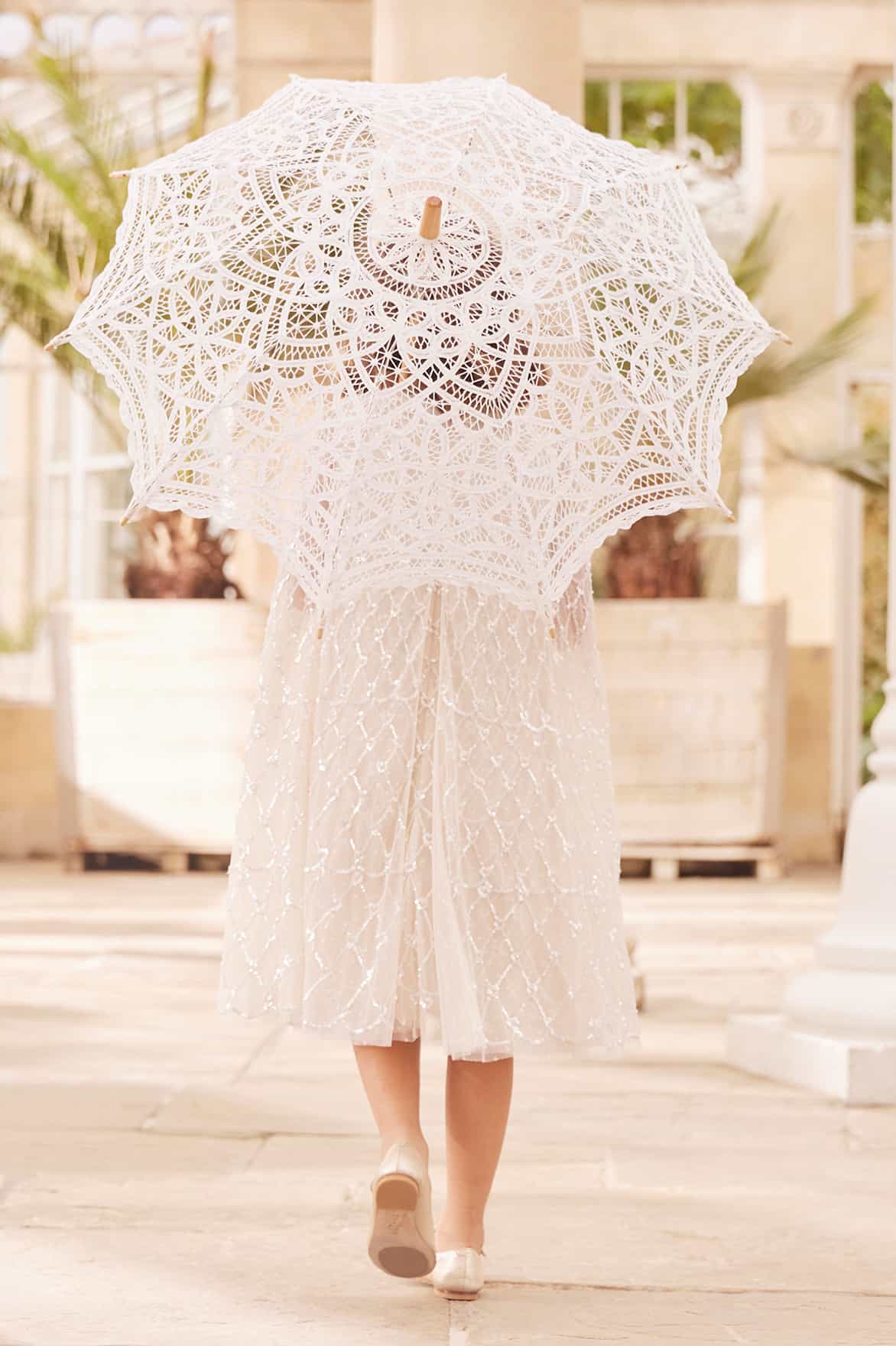 Heart Lattice Cape Kids Dress - Image 7