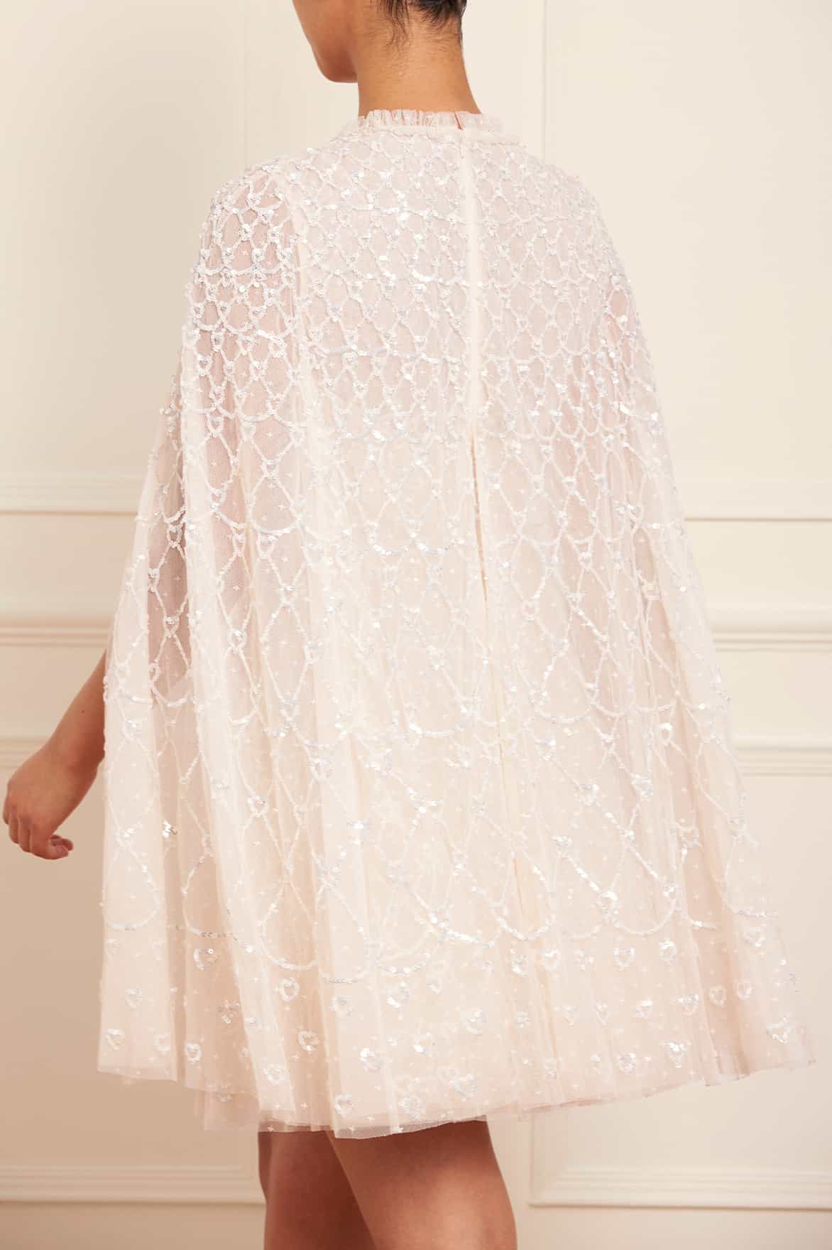 Heart Lattice Micro Mini Dress - Image 7