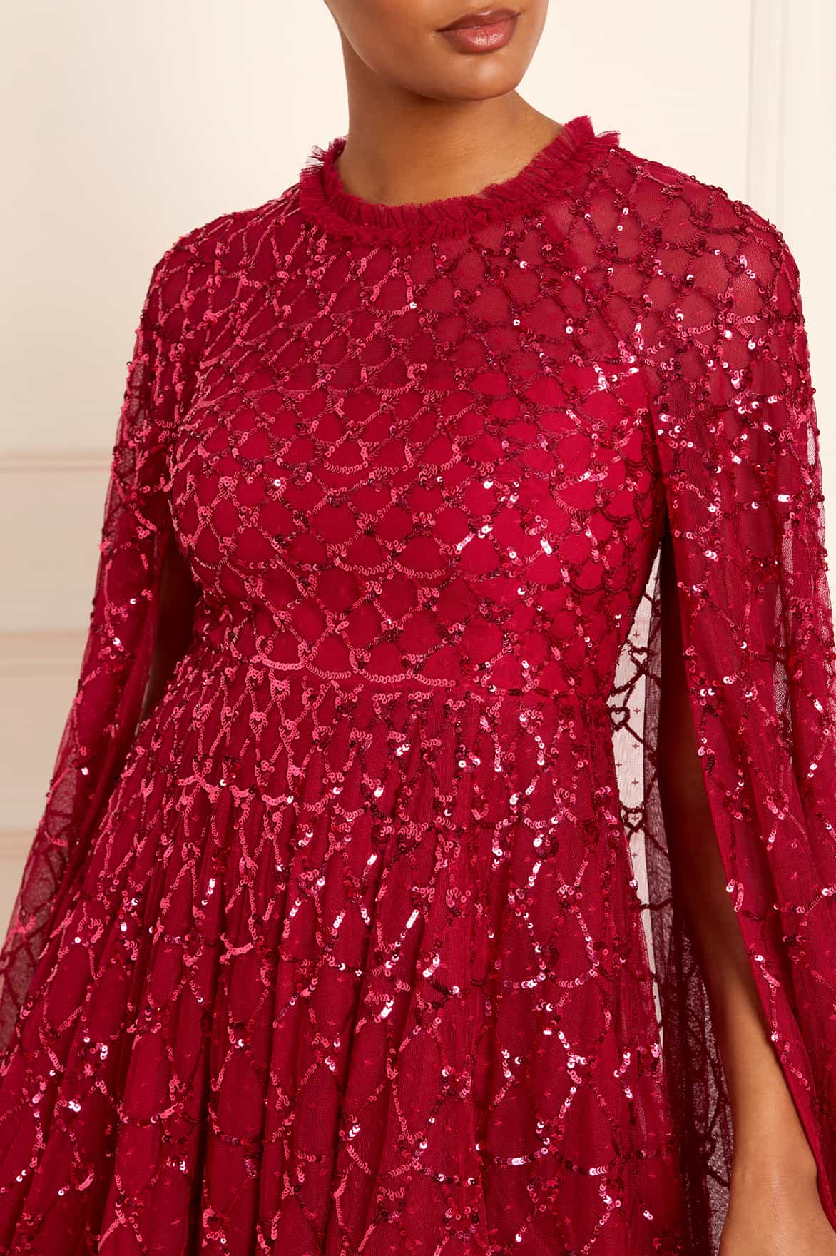 Heart Lattice Micro Mini Dress - Image 6
