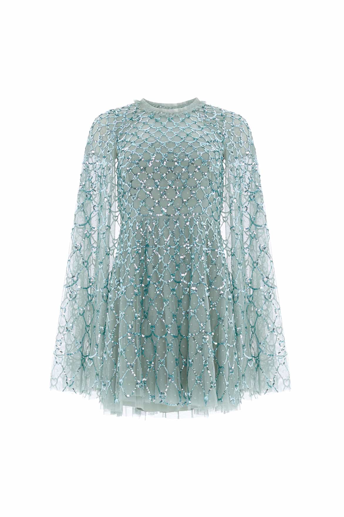 Heart Lattice Micro Mini Dress - Image 3
