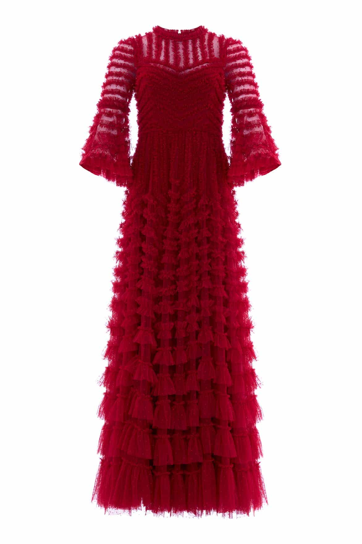La Vie En Rose Round Neck Gown - Image 2