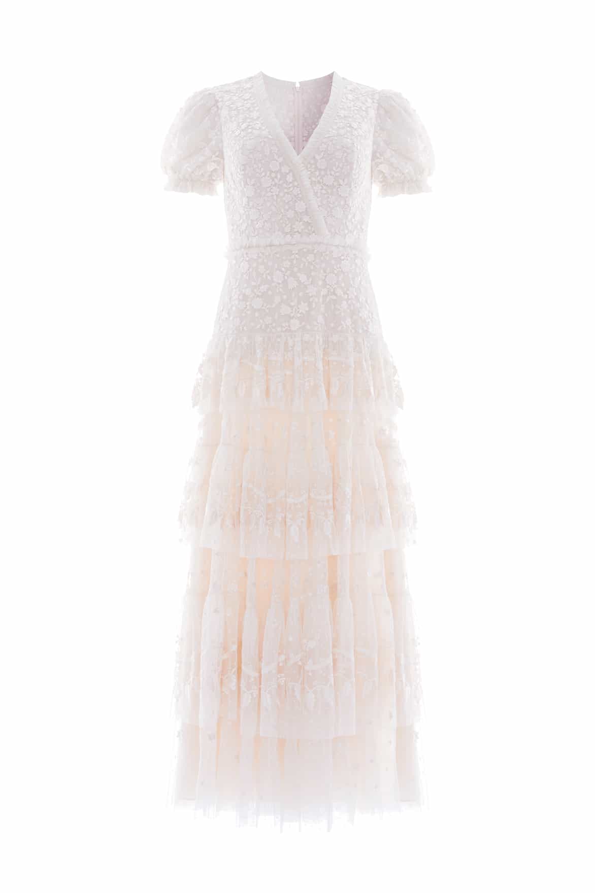 Layered Lace Ankle Gown - Image 2
