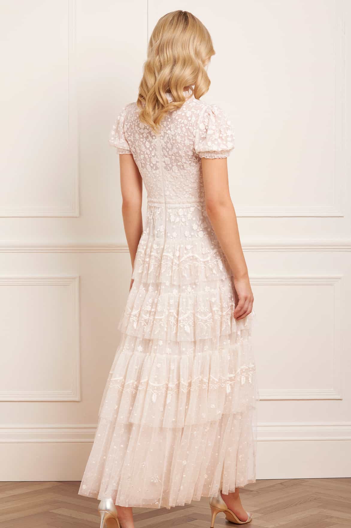 Layered Lace Ankle Gown - Image 5