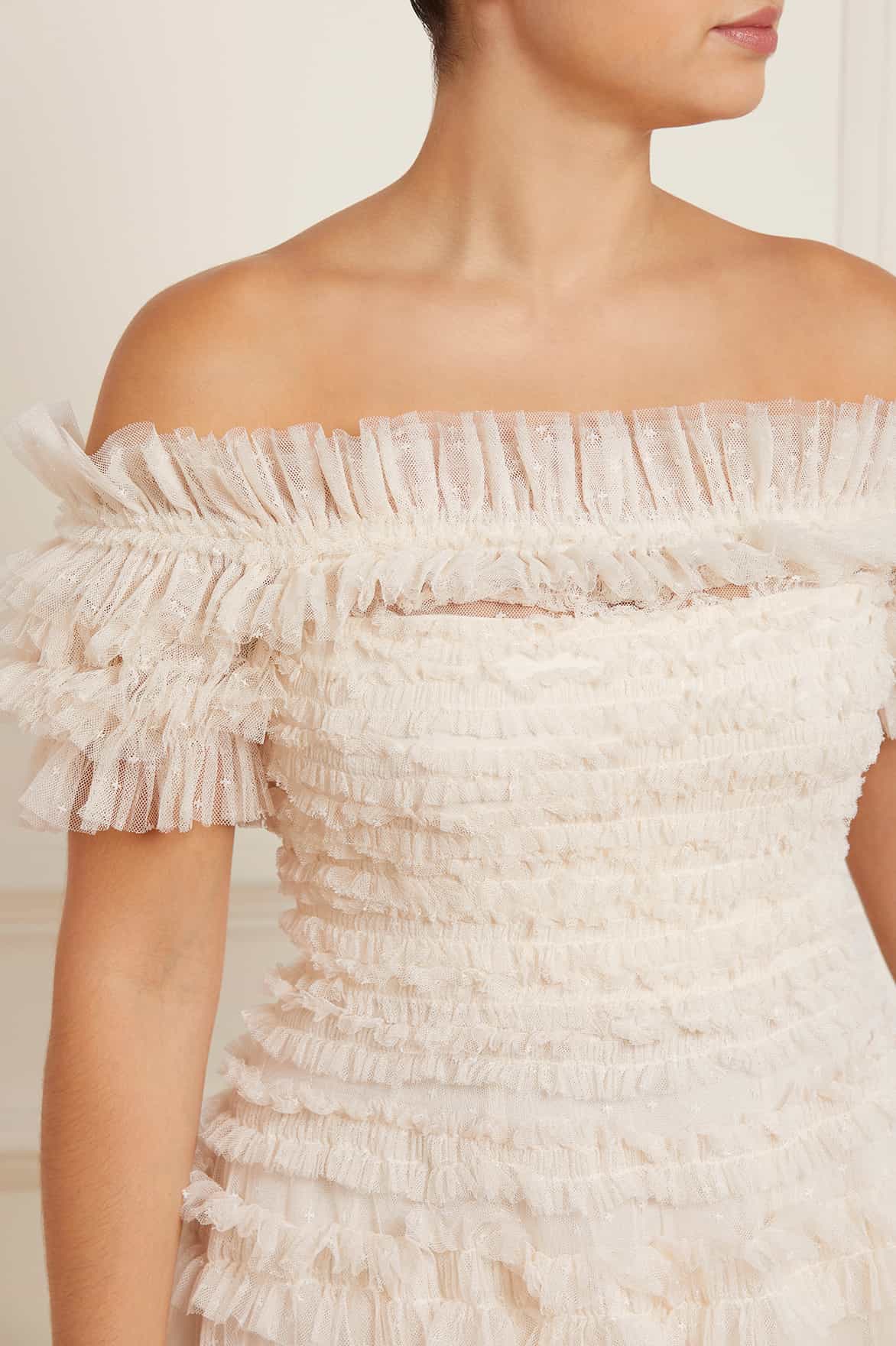 Lisette Ruffle Off Shoulder Gown - Image 10