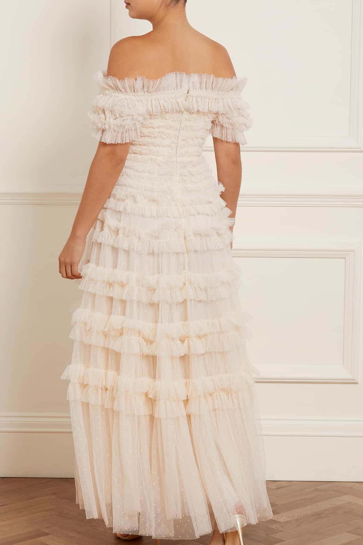 Lisette Ruffle Off Shoulder Gown - Image 12