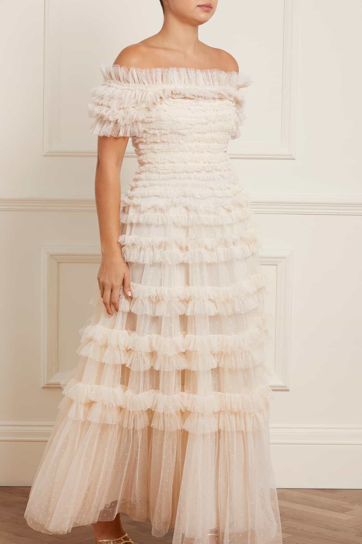 Lisette Ruffle Off Shoulder Gown - Image 7