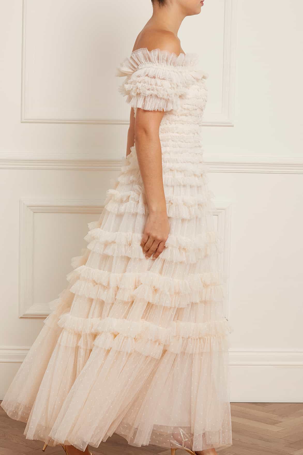Lisette Ruffle Off Shoulder Gown - Image 8