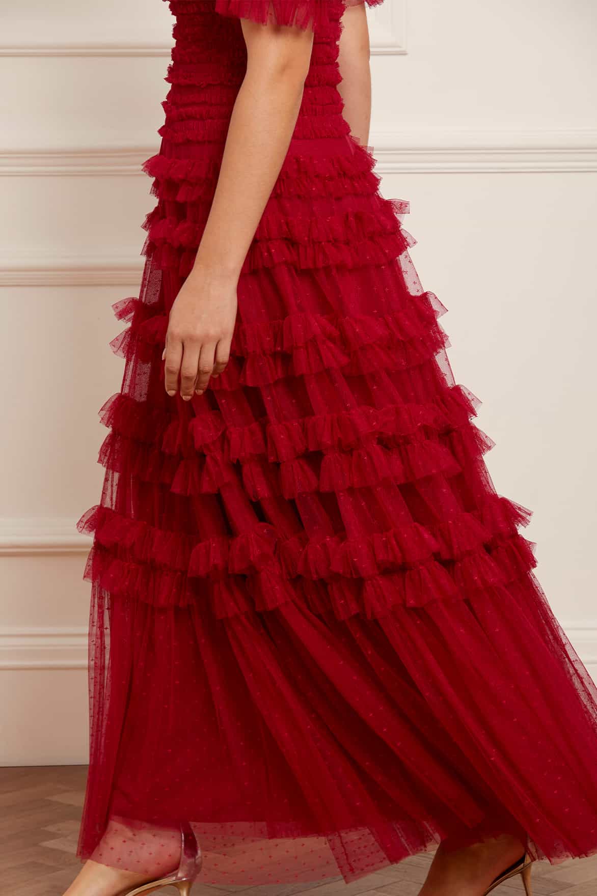 Lisette Ruffle Off Shoulder Gown - Image 8