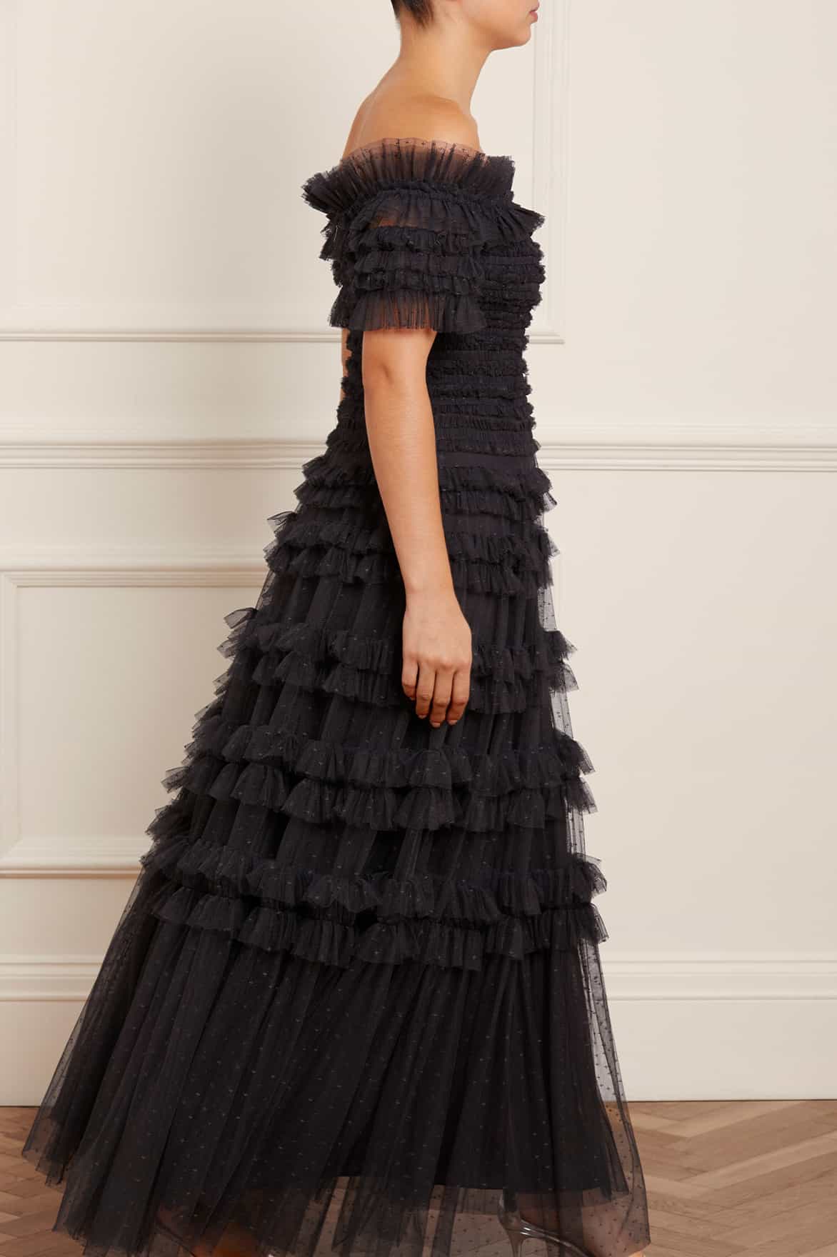 Lisette Ruffle Off Shoulder Gown - Image 5