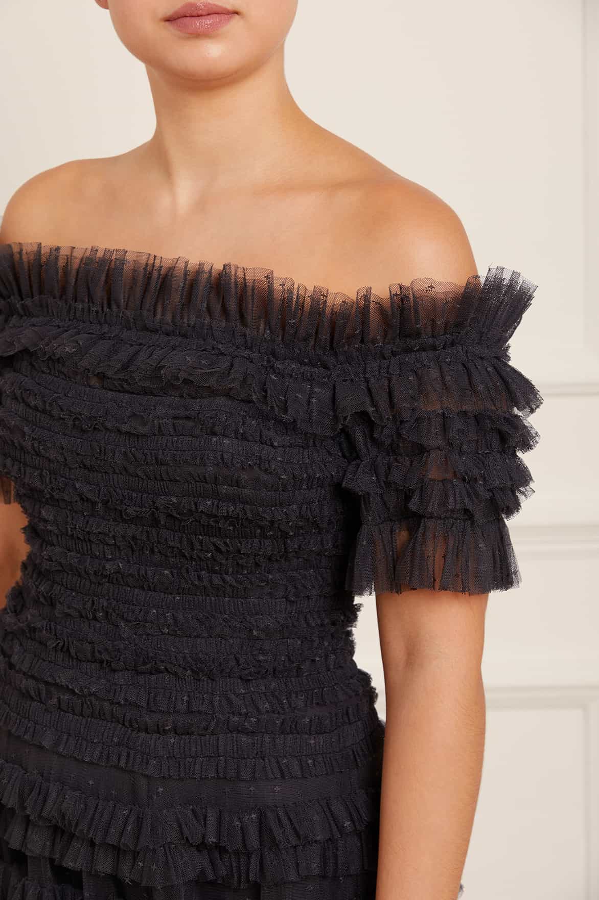 Lisette Ruffle Off Shoulder Gown - Image 8