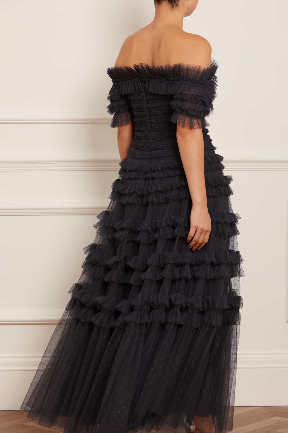 Lisette Ruffle Off Shoulder Gown - Image 9