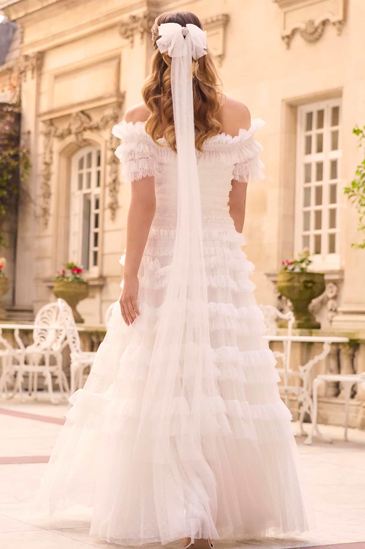 Lisette Ruffle Off-Shoulder Gown - Image 7