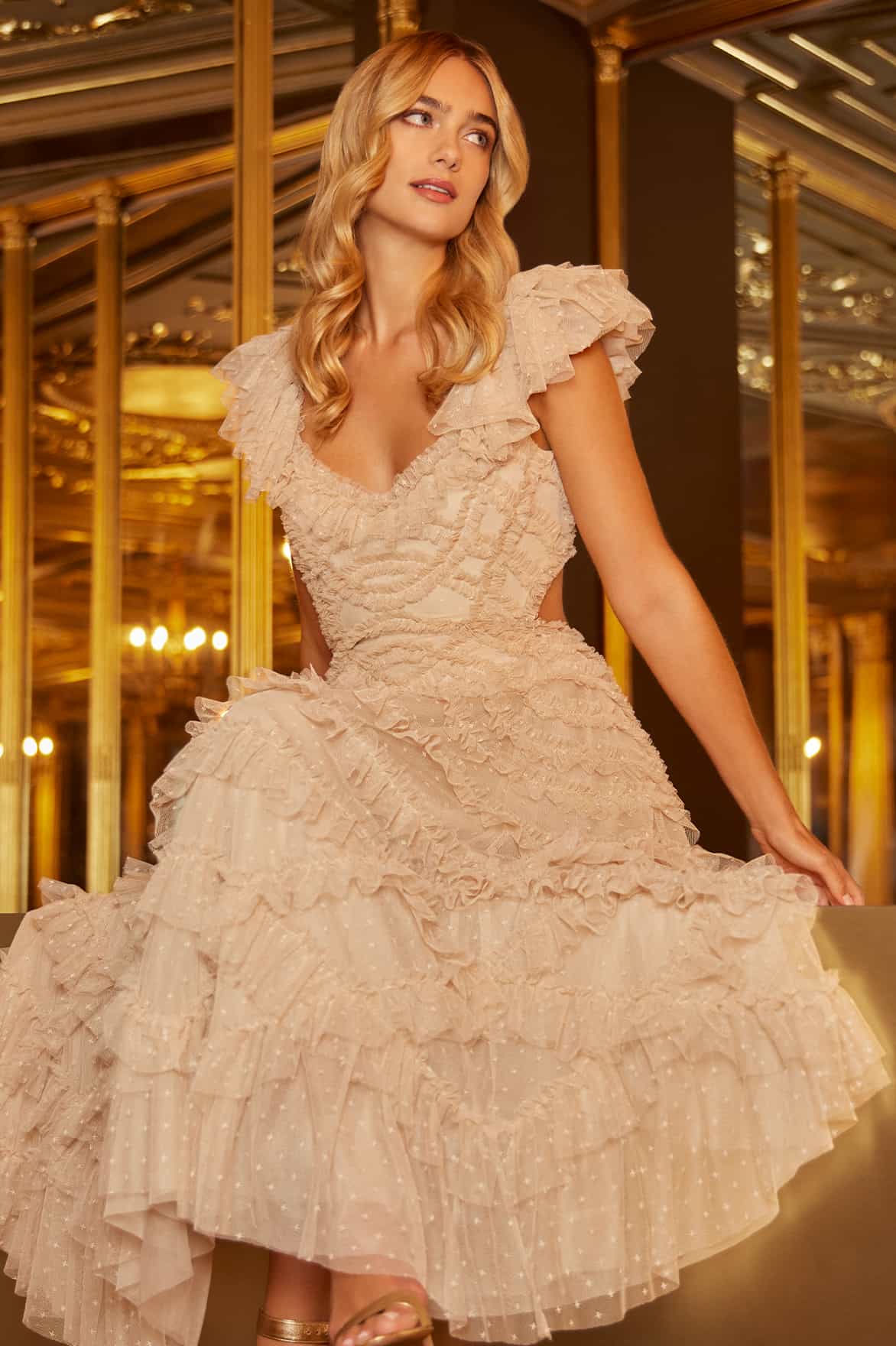 Lola Backless Ballerina Dress - Image 6
