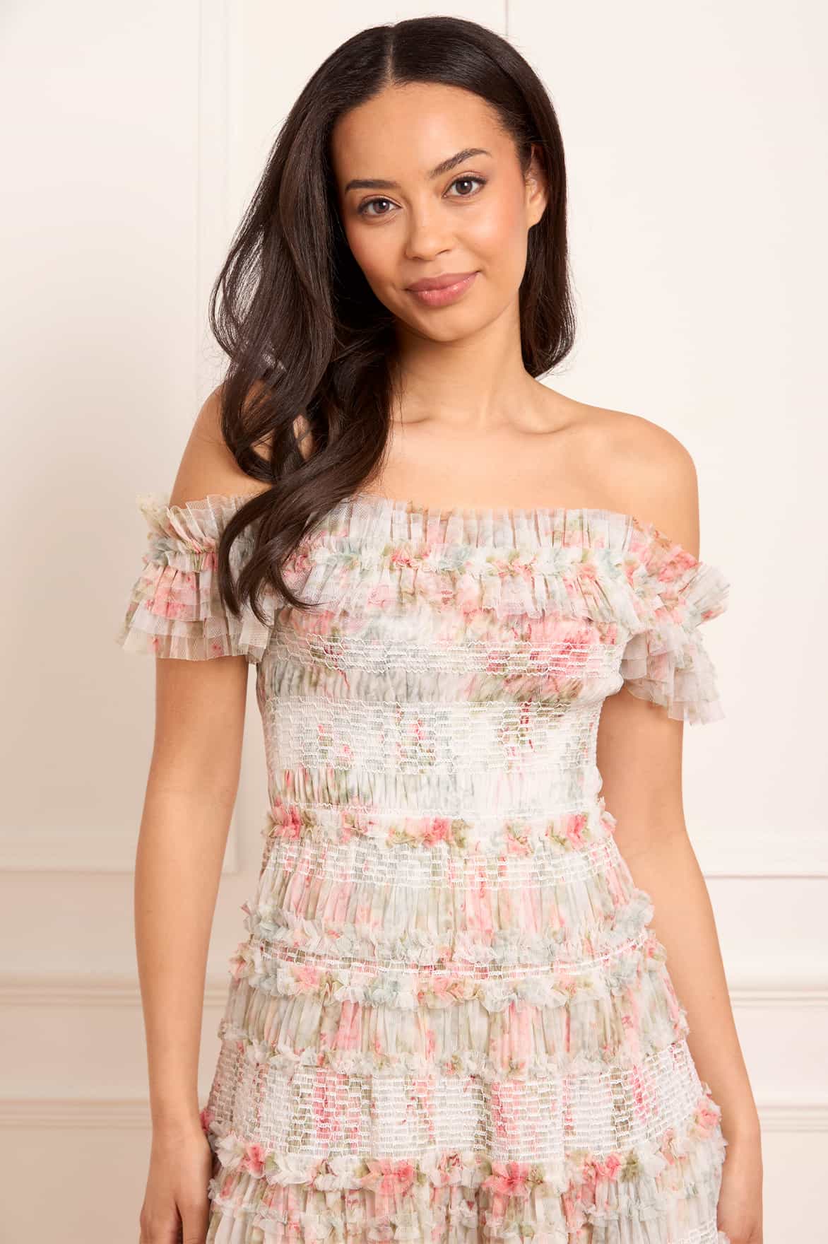 Madame Rose Elodie Off-Shoulder Ankle Gown - Image 4