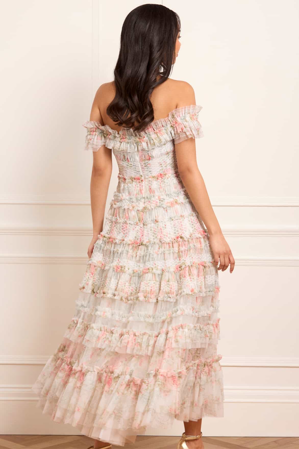 Madame Rose Elodie Off-Shoulder Ankle Gown - Image 6