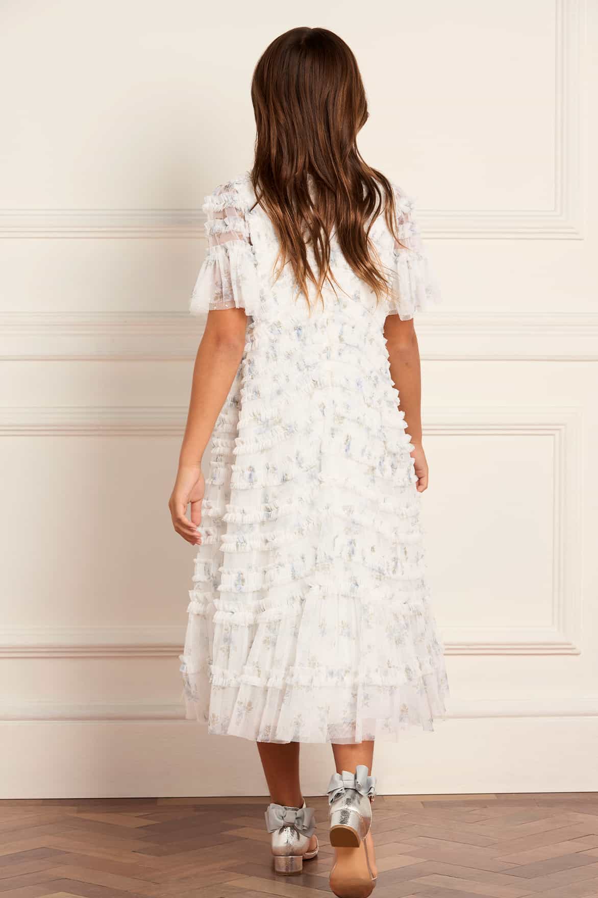 Magnolia Ditsy Amara Ruffle Kids Dress - Image 4