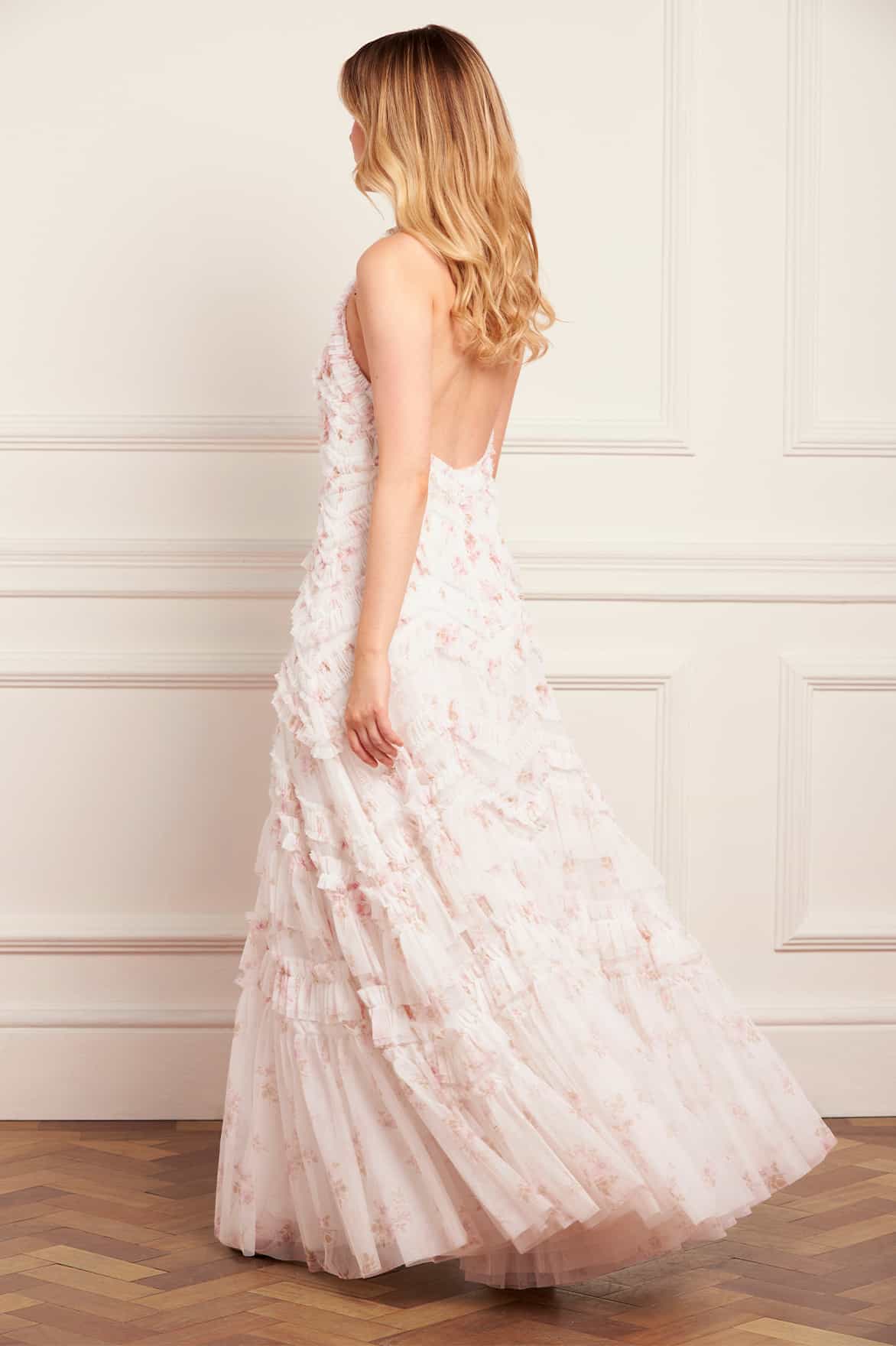 Magnolia Ditsy Elia Halter-Neck Gown - Image 6