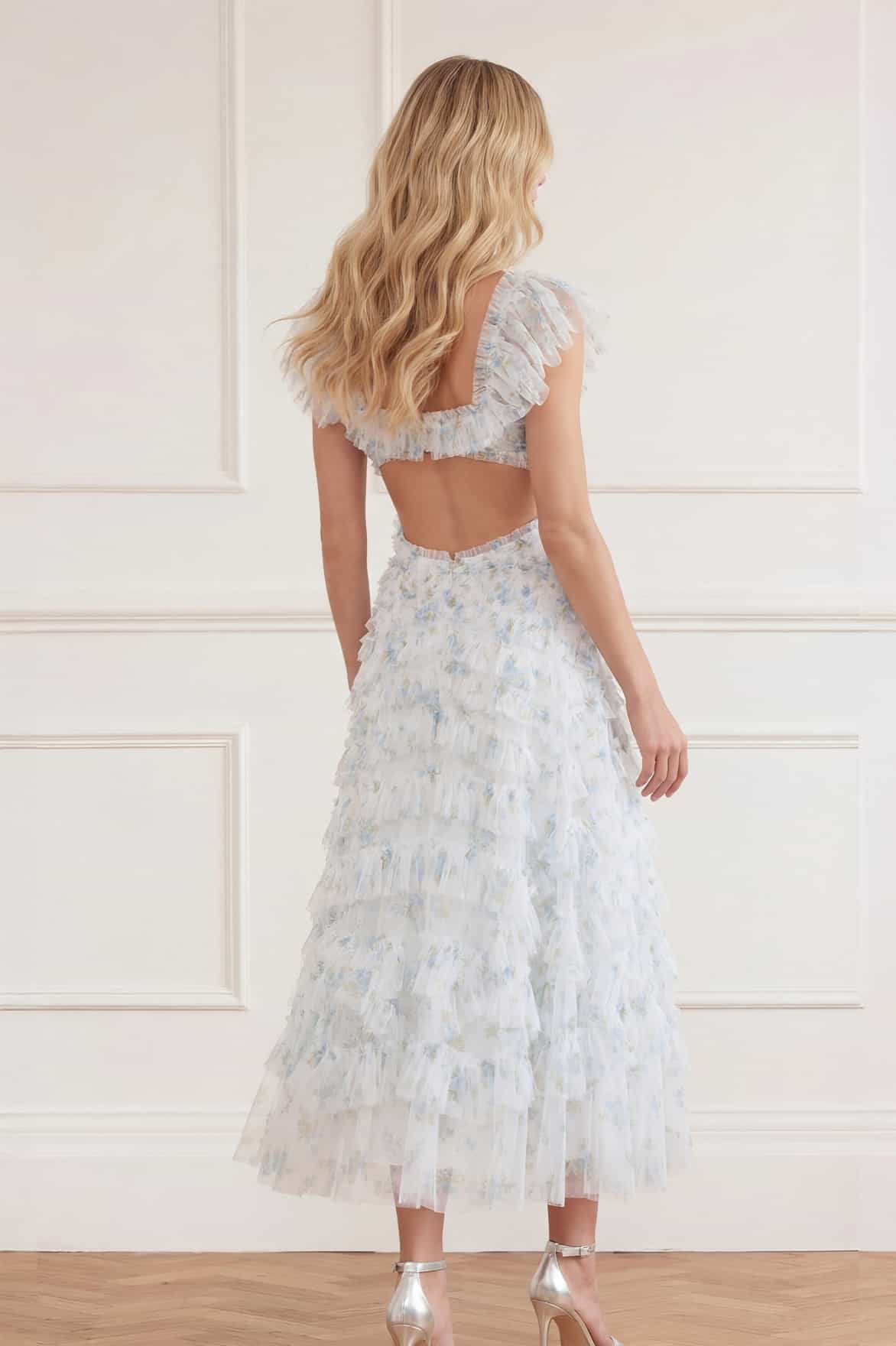 Magnolia Ditsy Lola Backless Ballerina Dress - Image 4