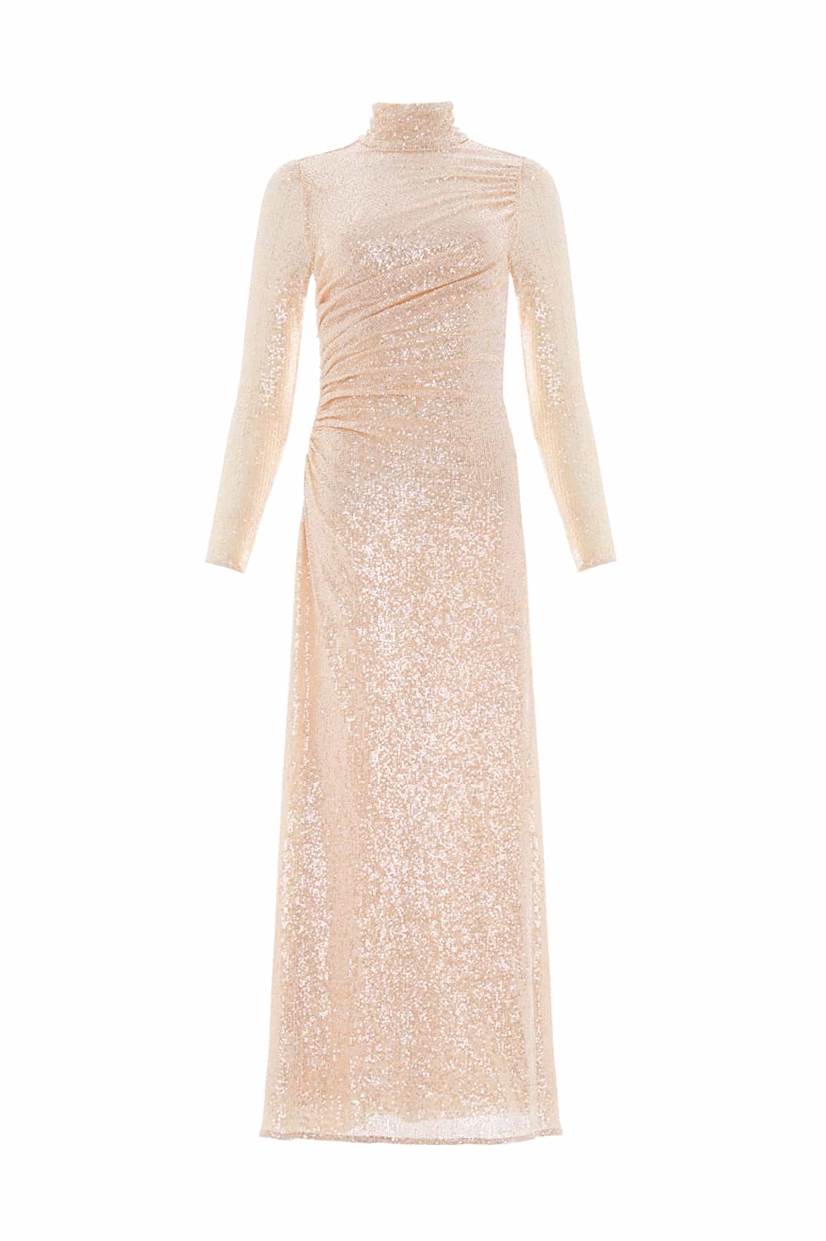 Malia Turtleneck Ankle Gown - Image 3