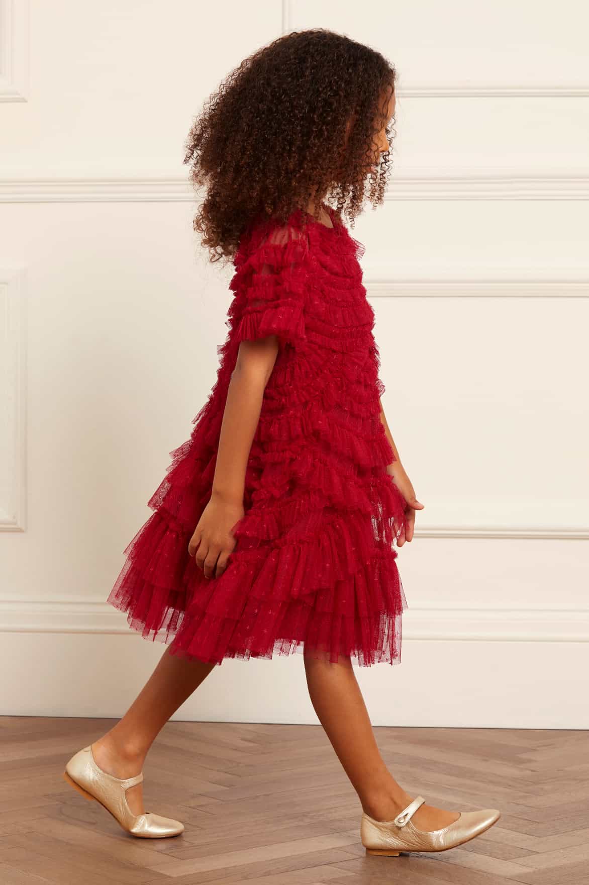 Marilla Ruffle Kids Dress - Image 5