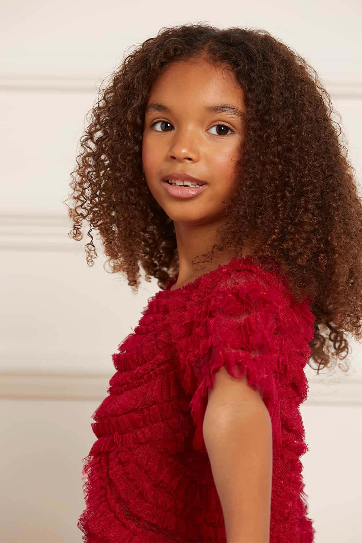 Marilla Ruffle Kids Dress - Image 6