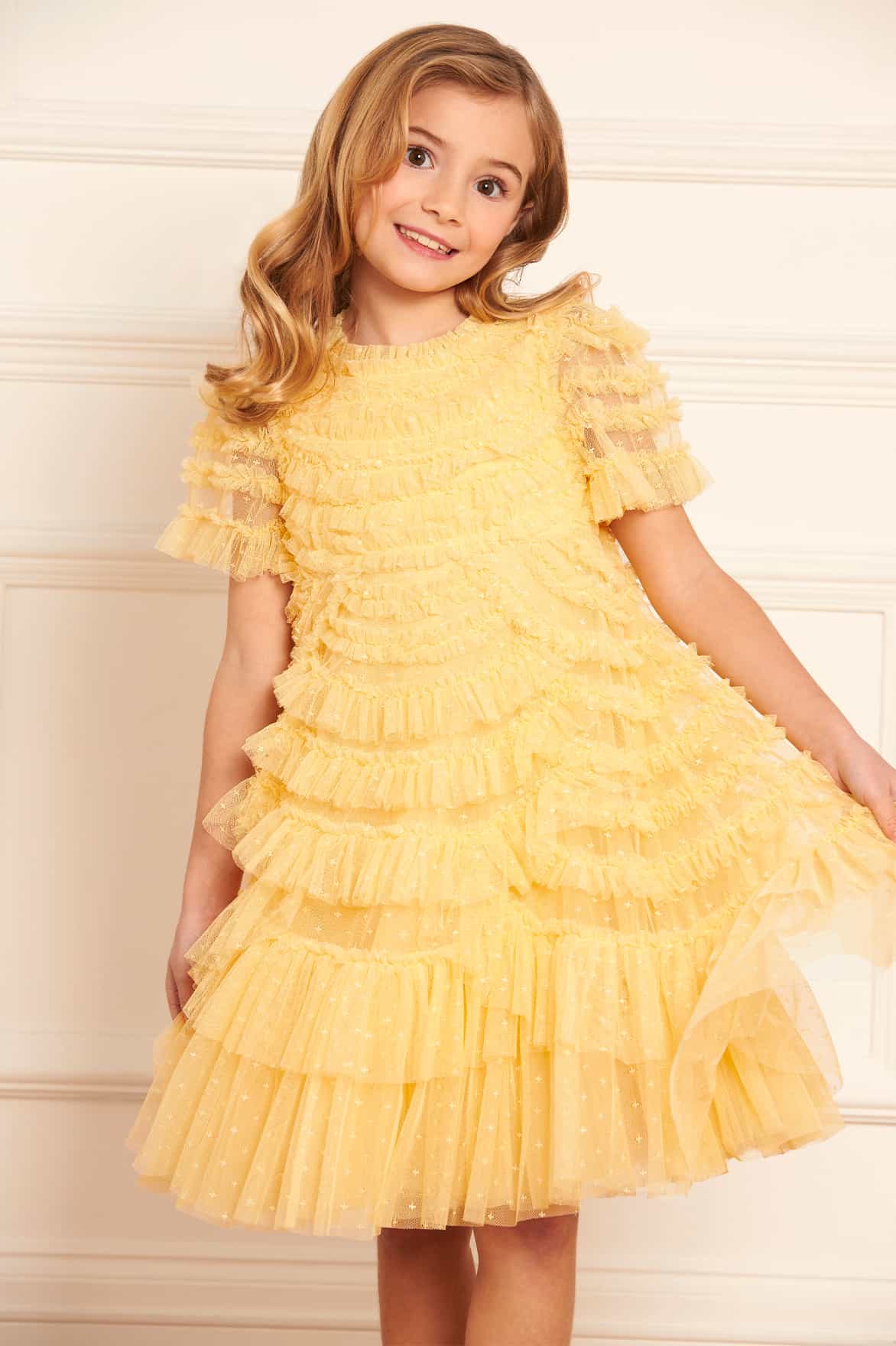 Marilla Ruffle Kids Dress - Image 2