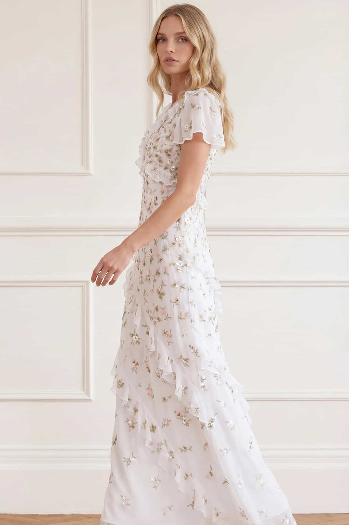 Meadow Ditsy Georgette Gown - Image 3