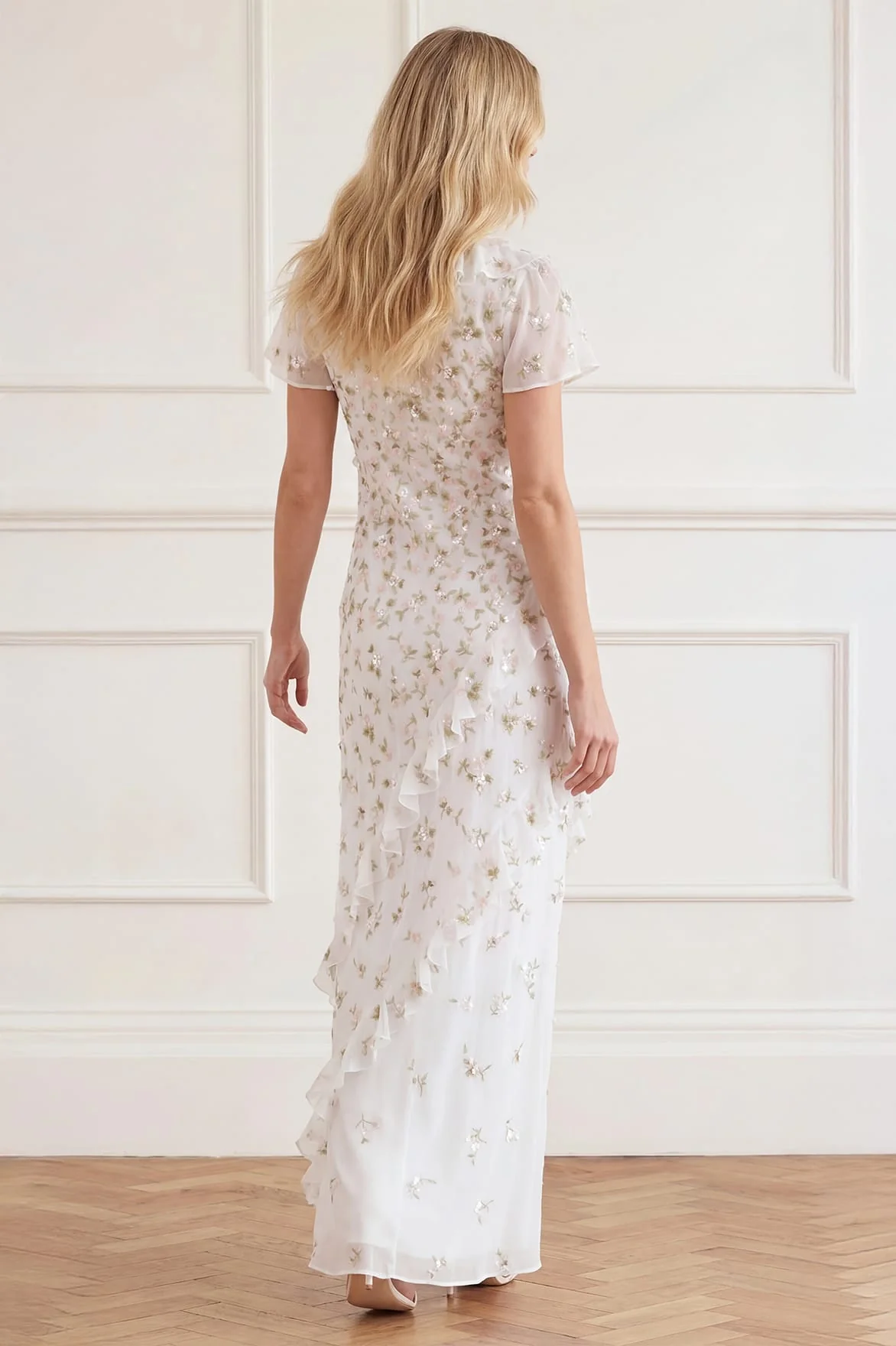 Meadow Ditsy Georgette Gown - Image 5