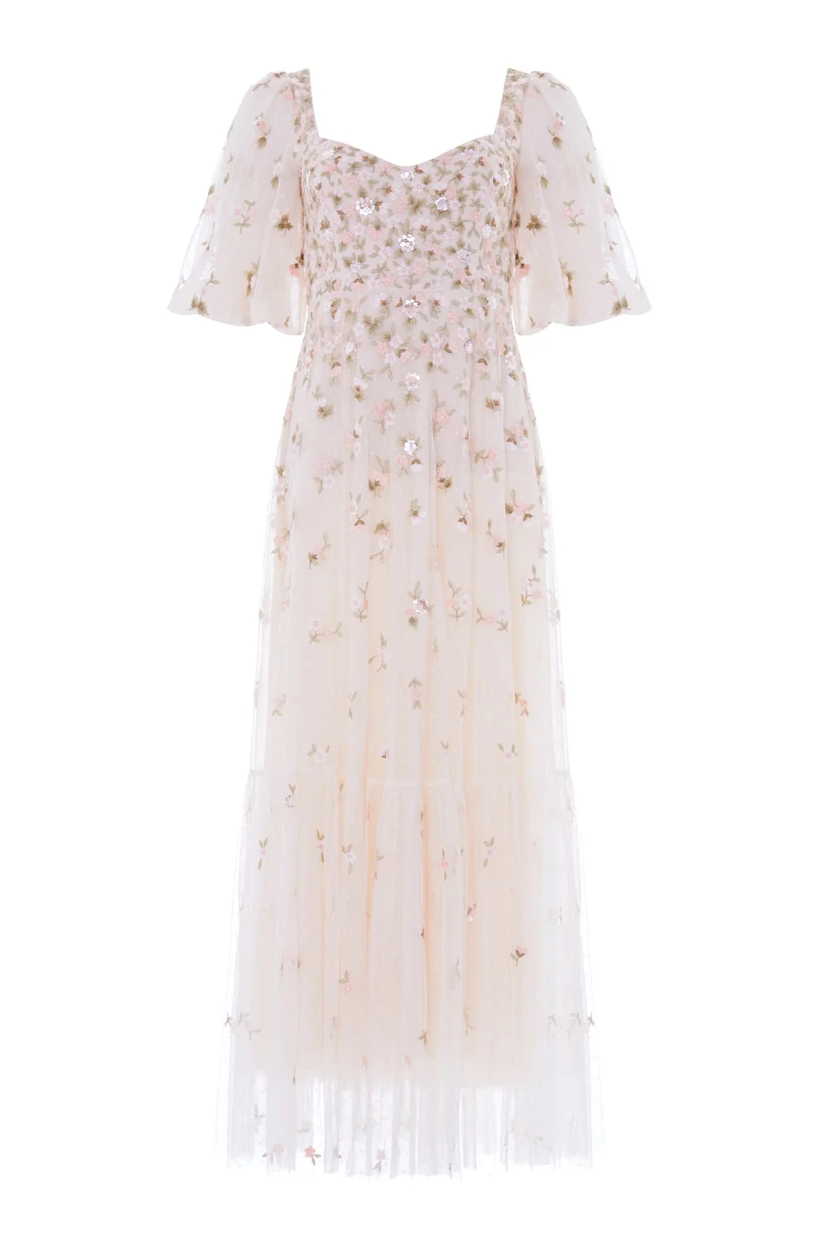Meadow Ditsy Sweetheart Ankle Gown - Image 2