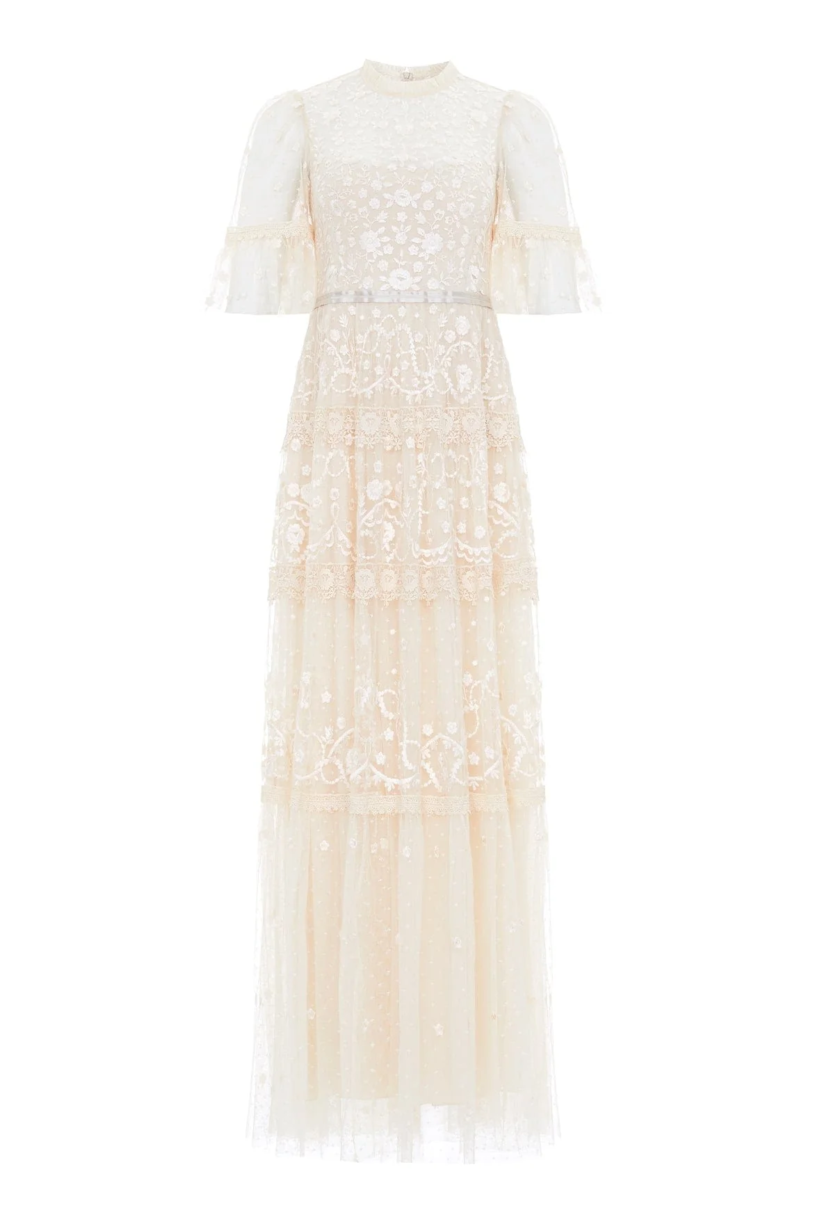 Midsummer Lace Round Neck Gown - Image 3