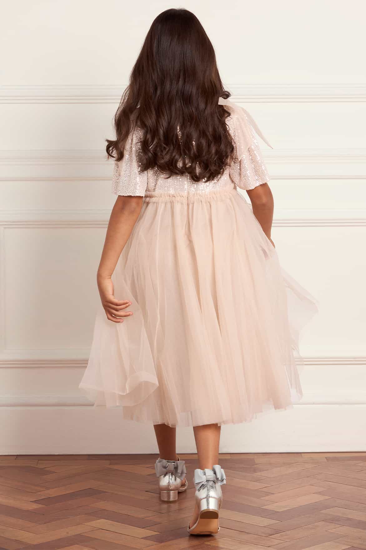 Paloma Bow Kids Dress - Image 4