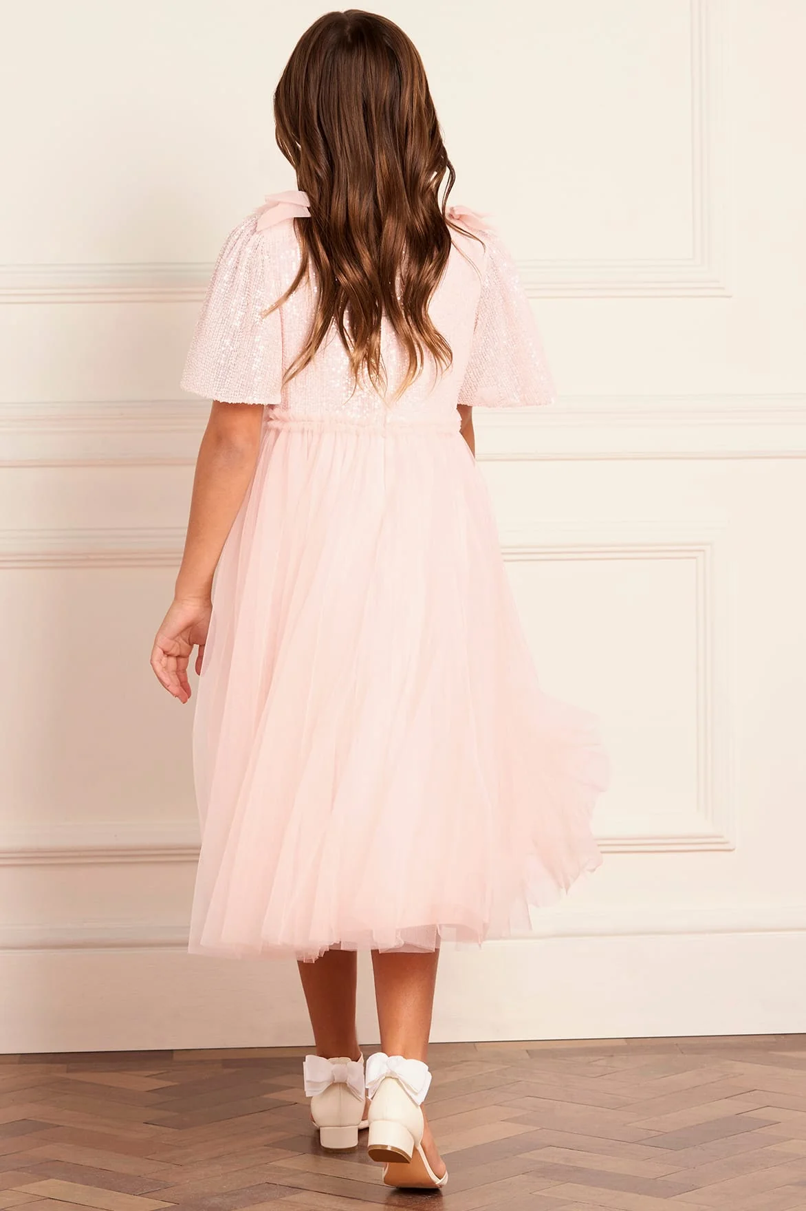 Paloma Bow Kids Dress - Image 3