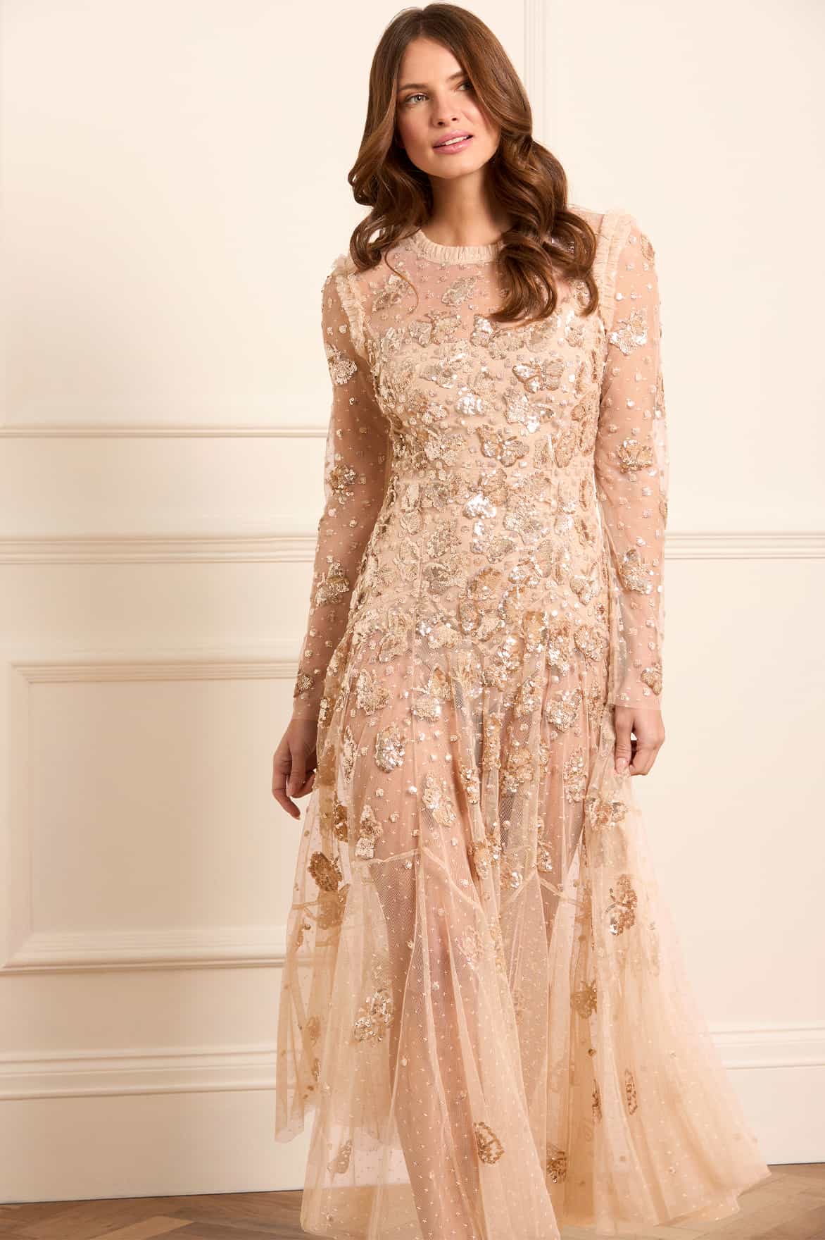 Papillon Sheer Ankle Gown - Image 2