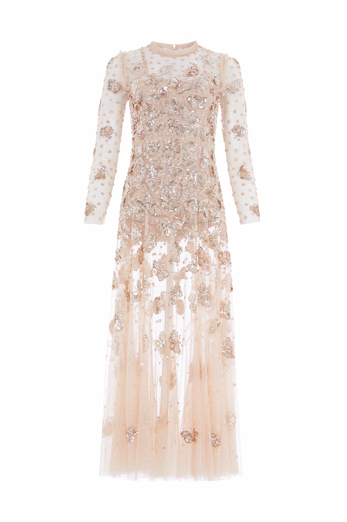 Papillon Sheer Ankle Gown - Image 3