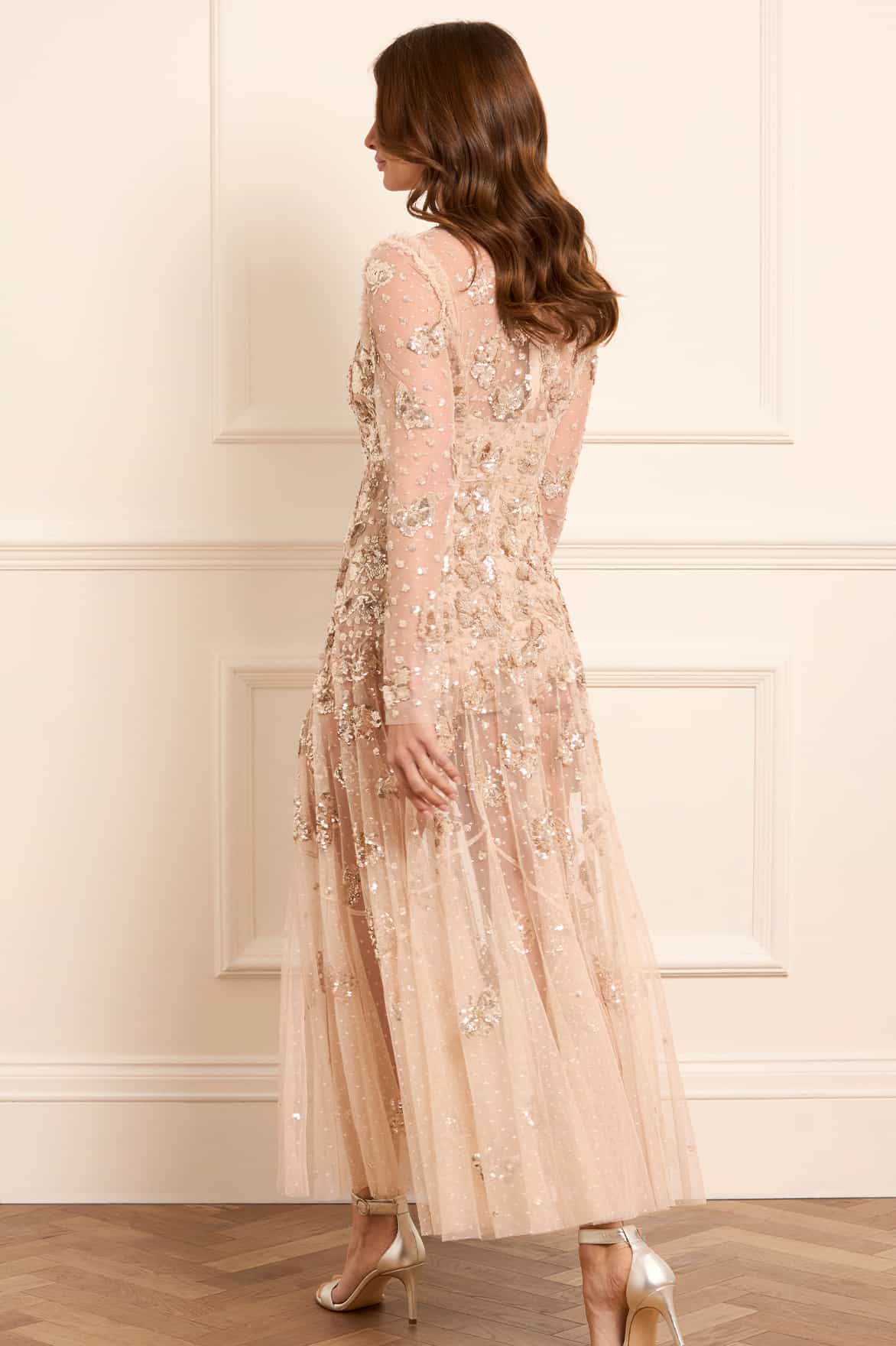 Papillon Sheer Ankle Gown - Image 6
