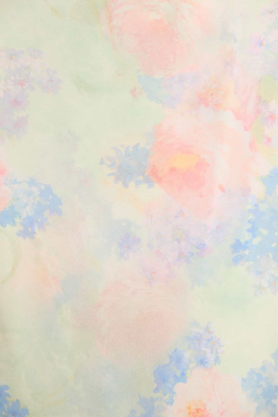 Peony Bloom Georgette Cami Gown - Image 5