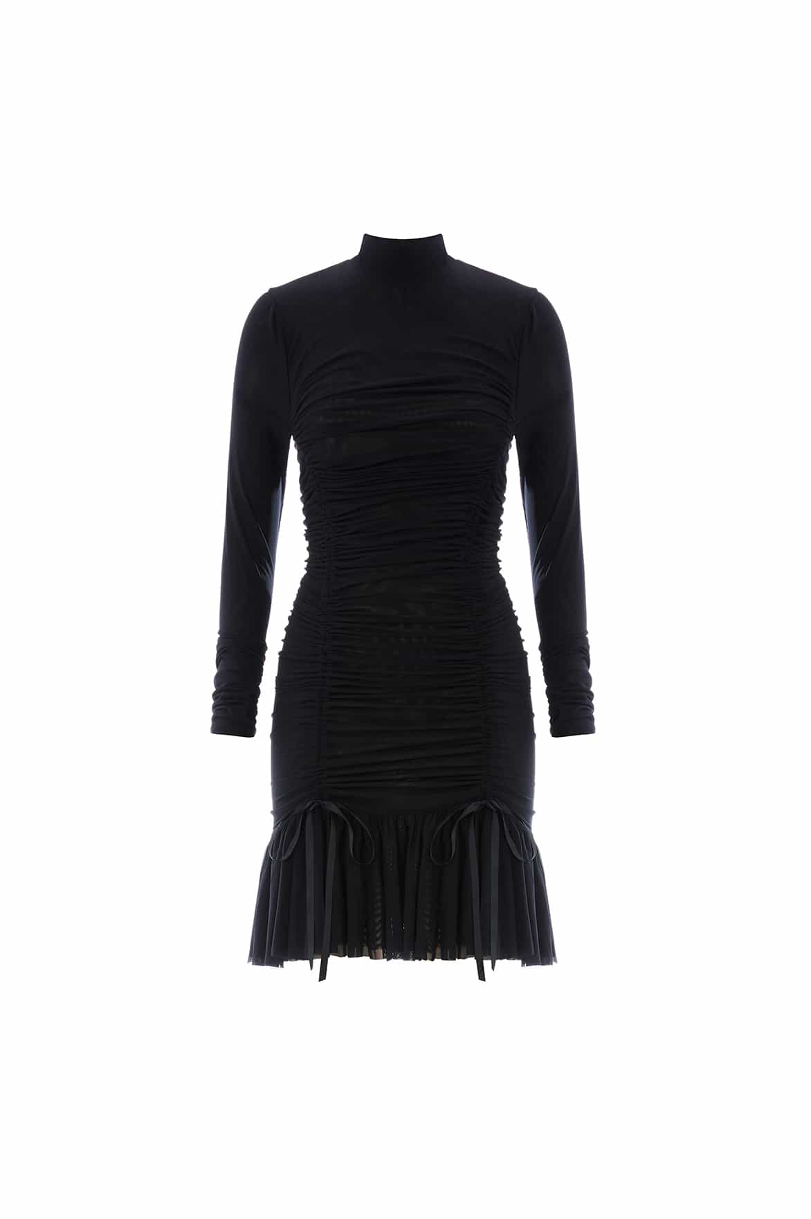 Phoebe Turtleneck Micro Mini Dress - Image 2