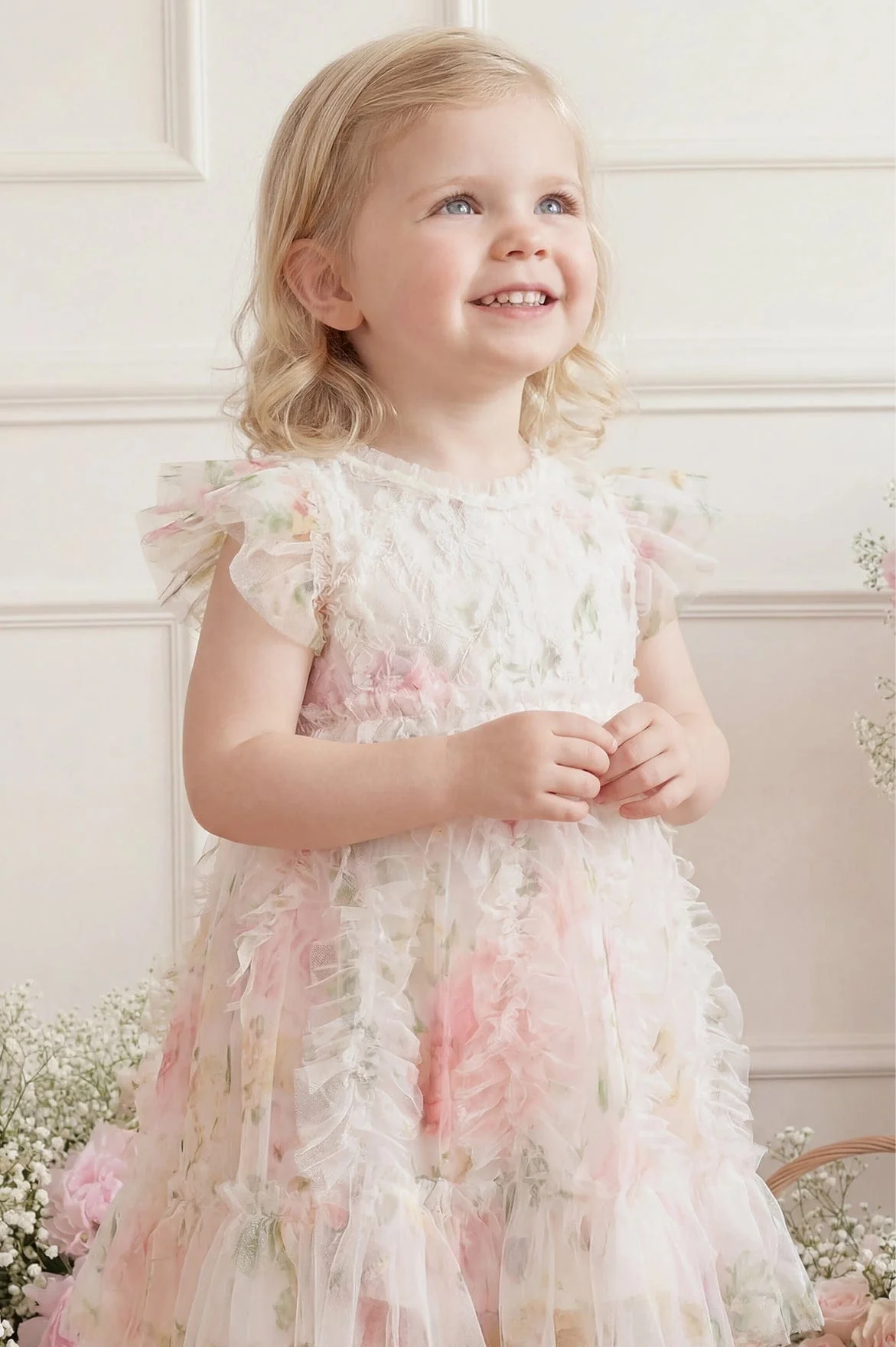 Pompadour Garden Rosella Baby Dress