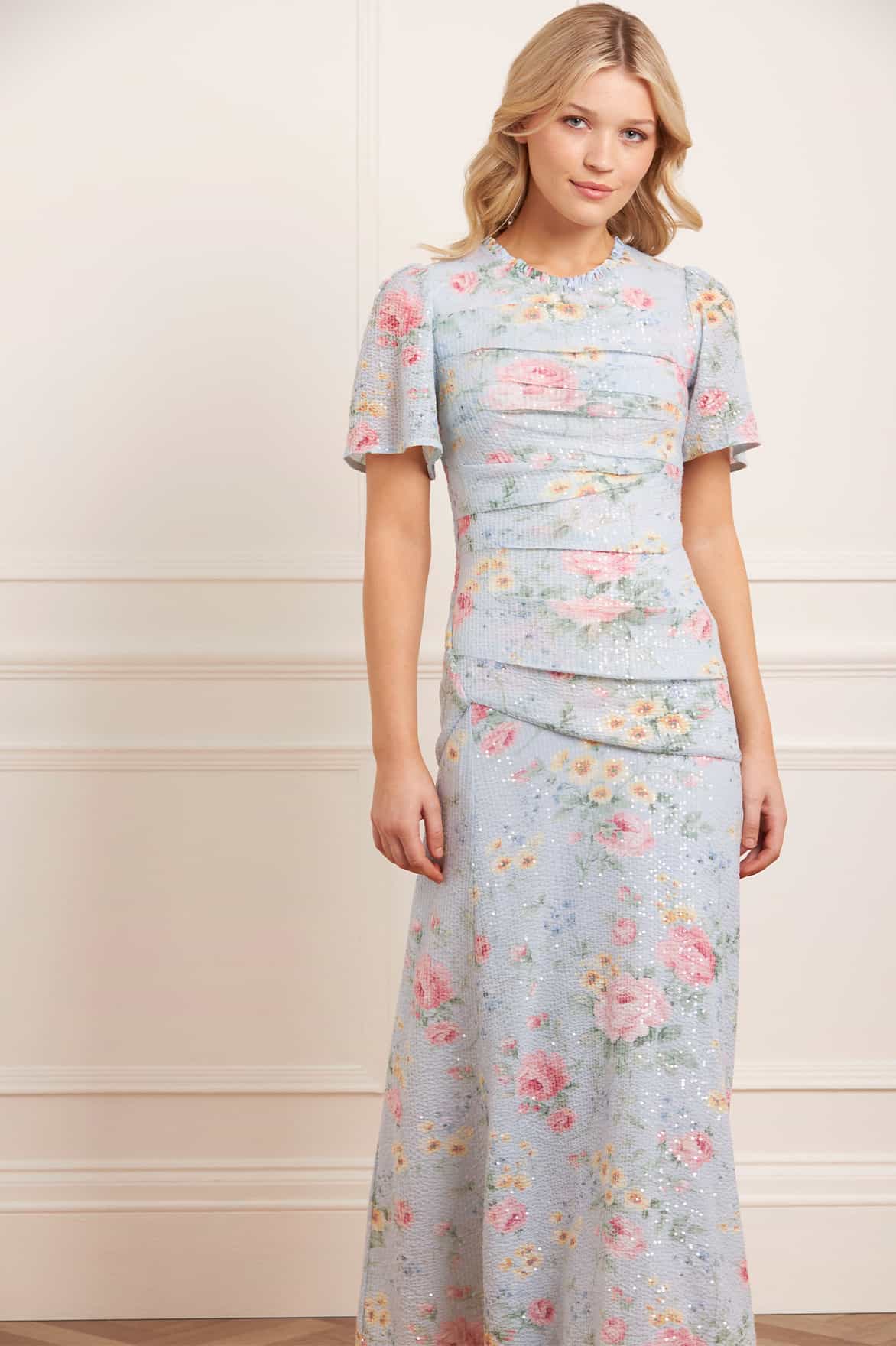 Pompadour Garden Sequin Gown - Image 4