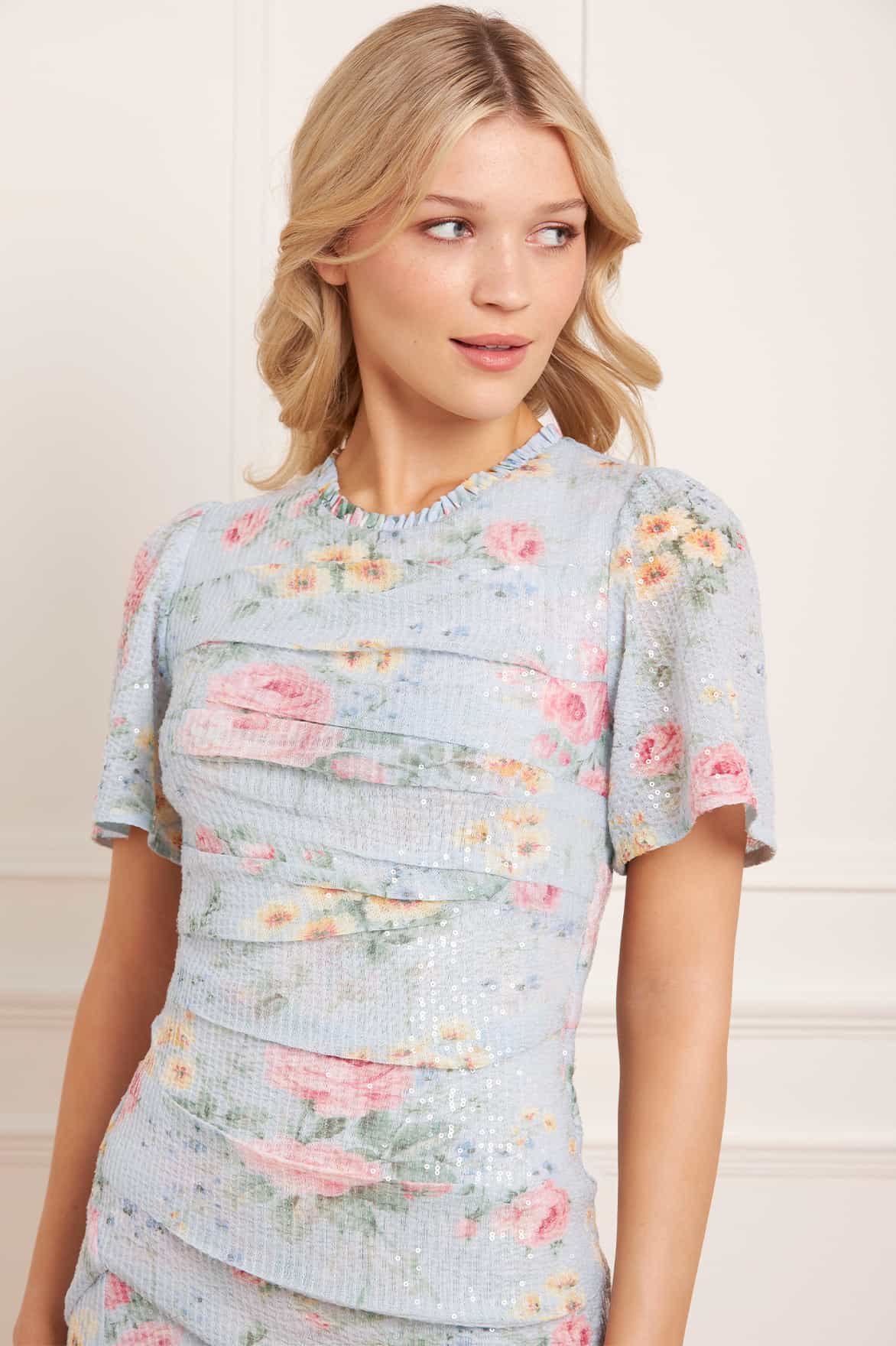 Pompadour Garden Sequin Gown - Image 5