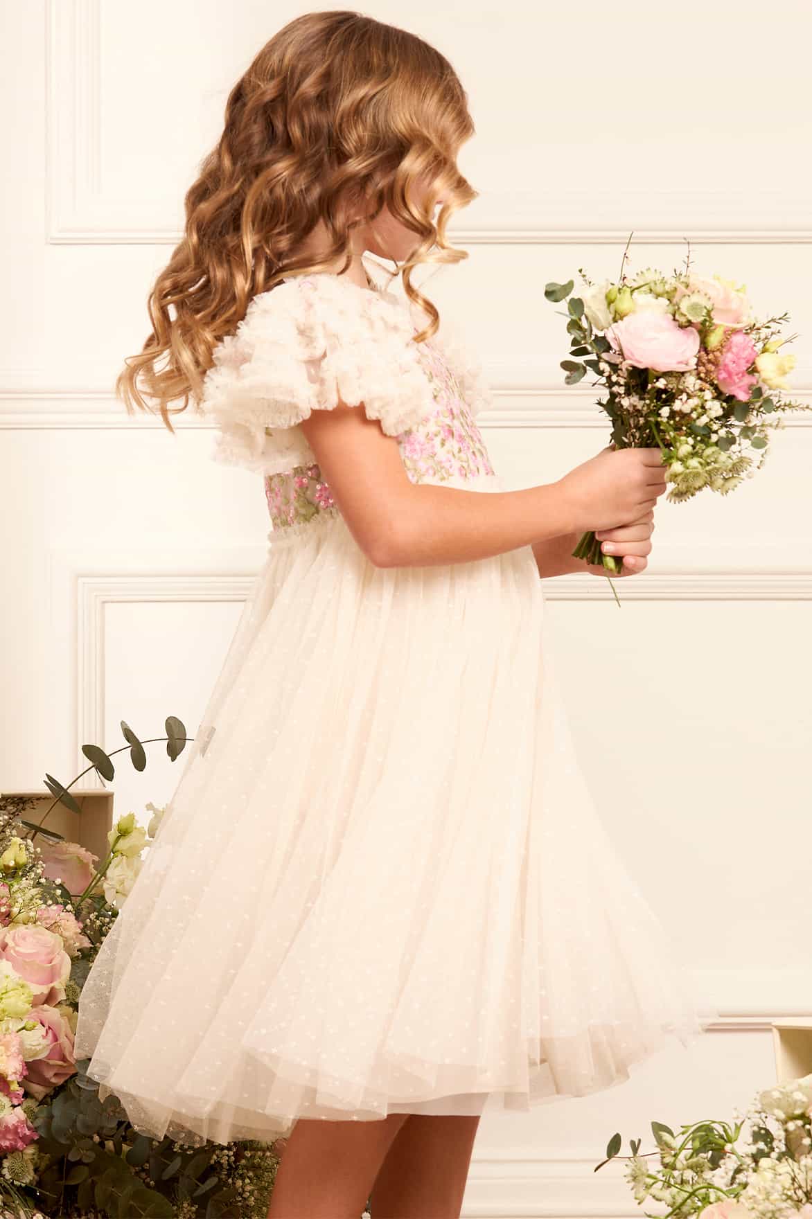 Posy Bodice Kids Dress - Image 3