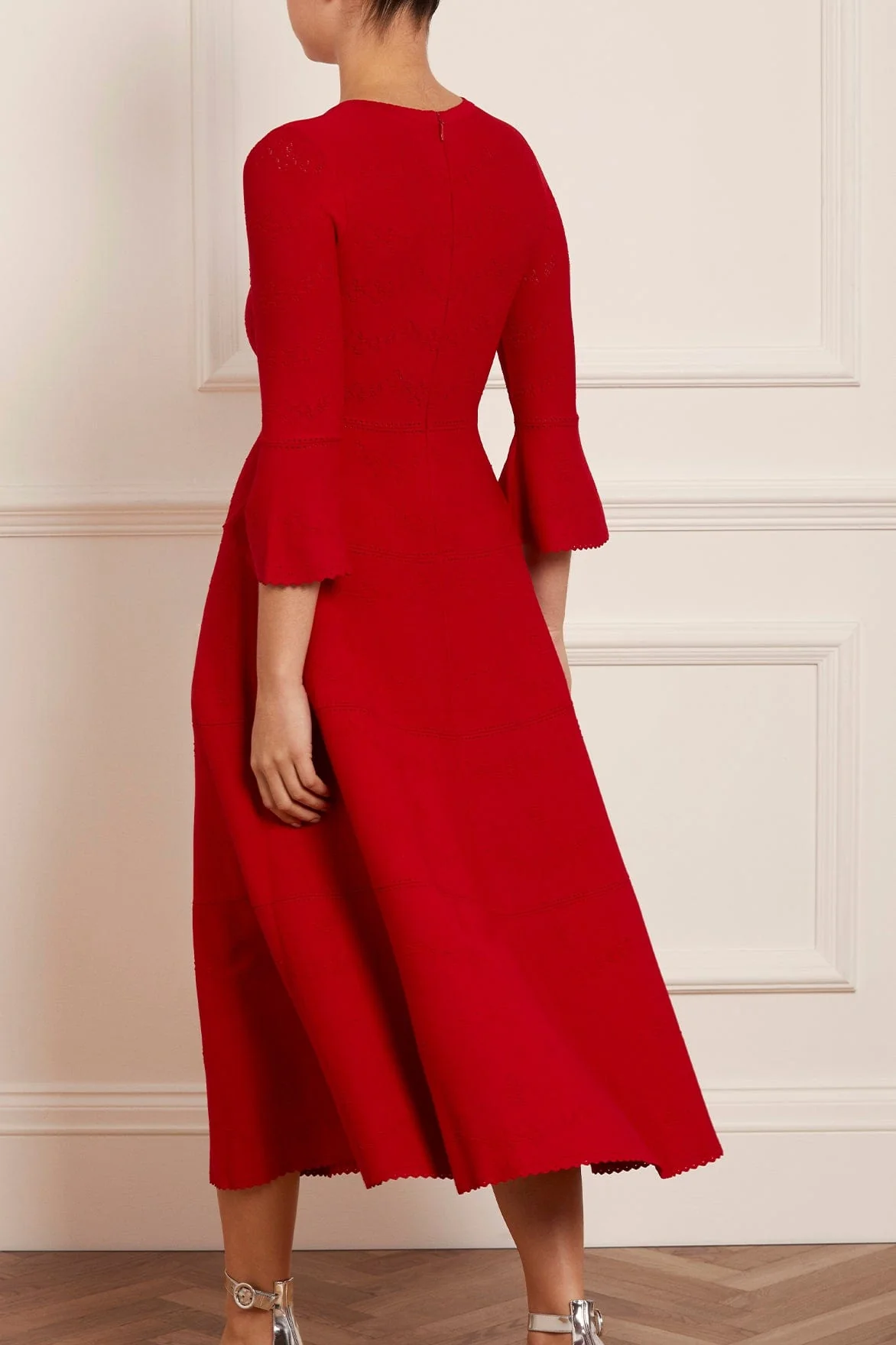 Pretty Pointelle Knit Ankle Gown - Image 8