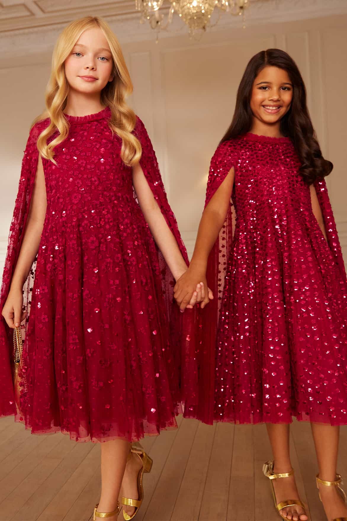 Raindrop Cape Kids Dress - Image 6