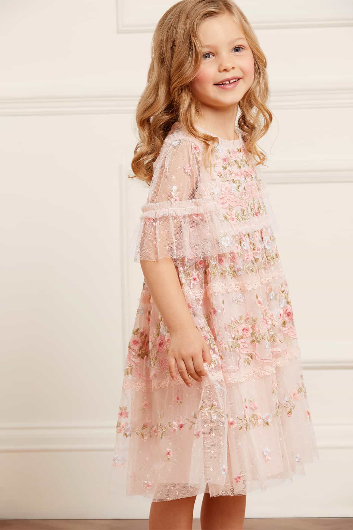Ribbon Bouquet Kids Dress - Image 4