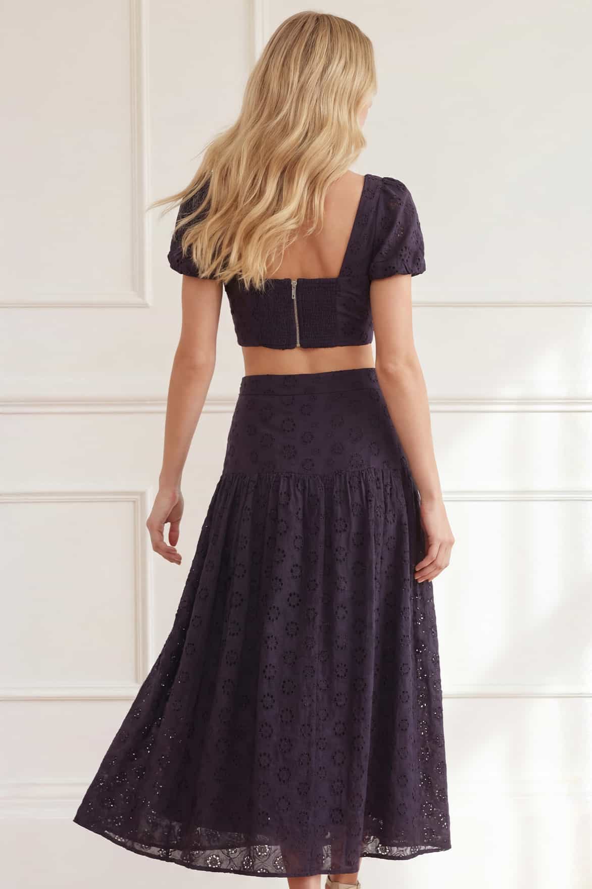 Romilly Cotton Broderie Top - Image 5