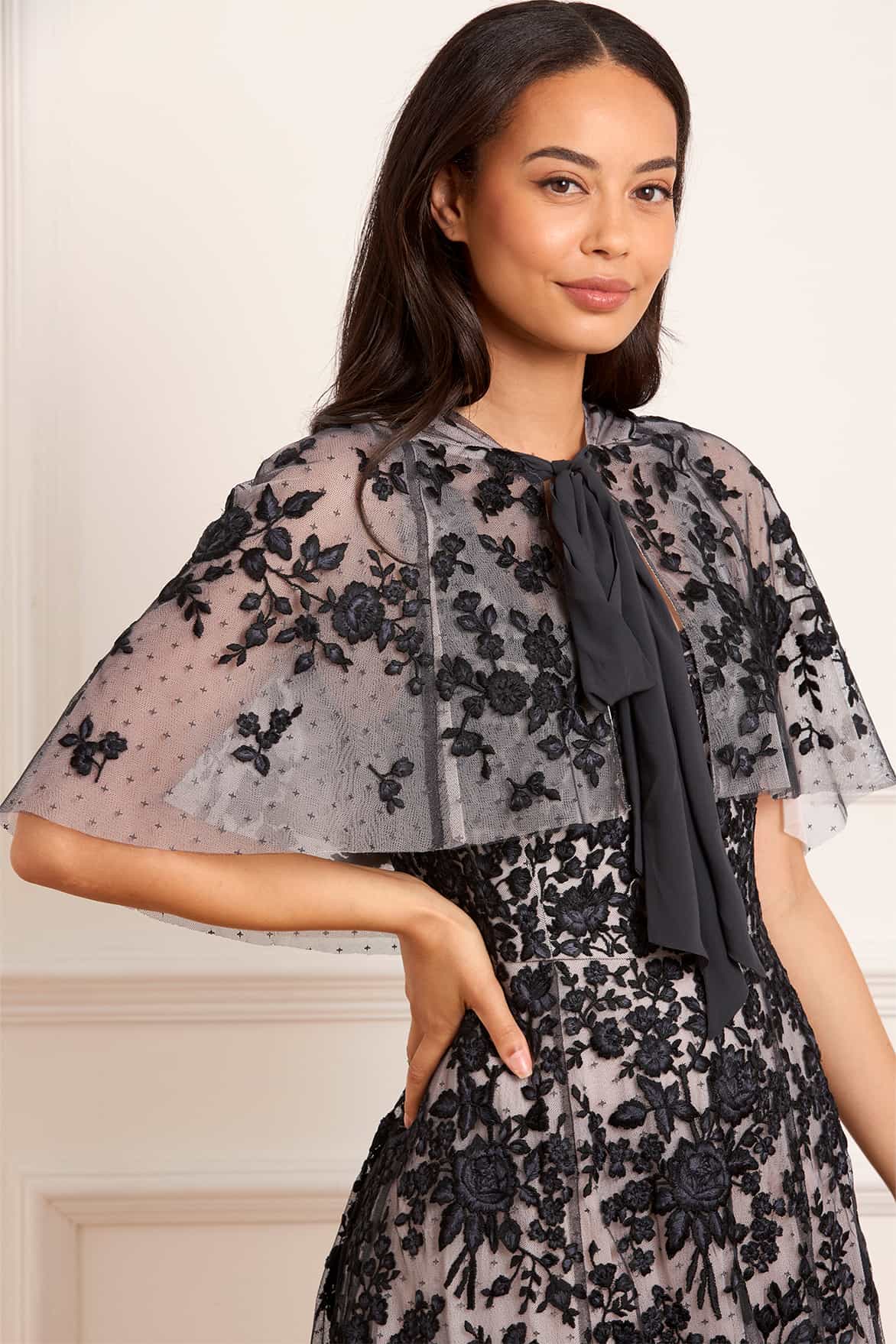 Rosa Hooded Short Cape - Image 4