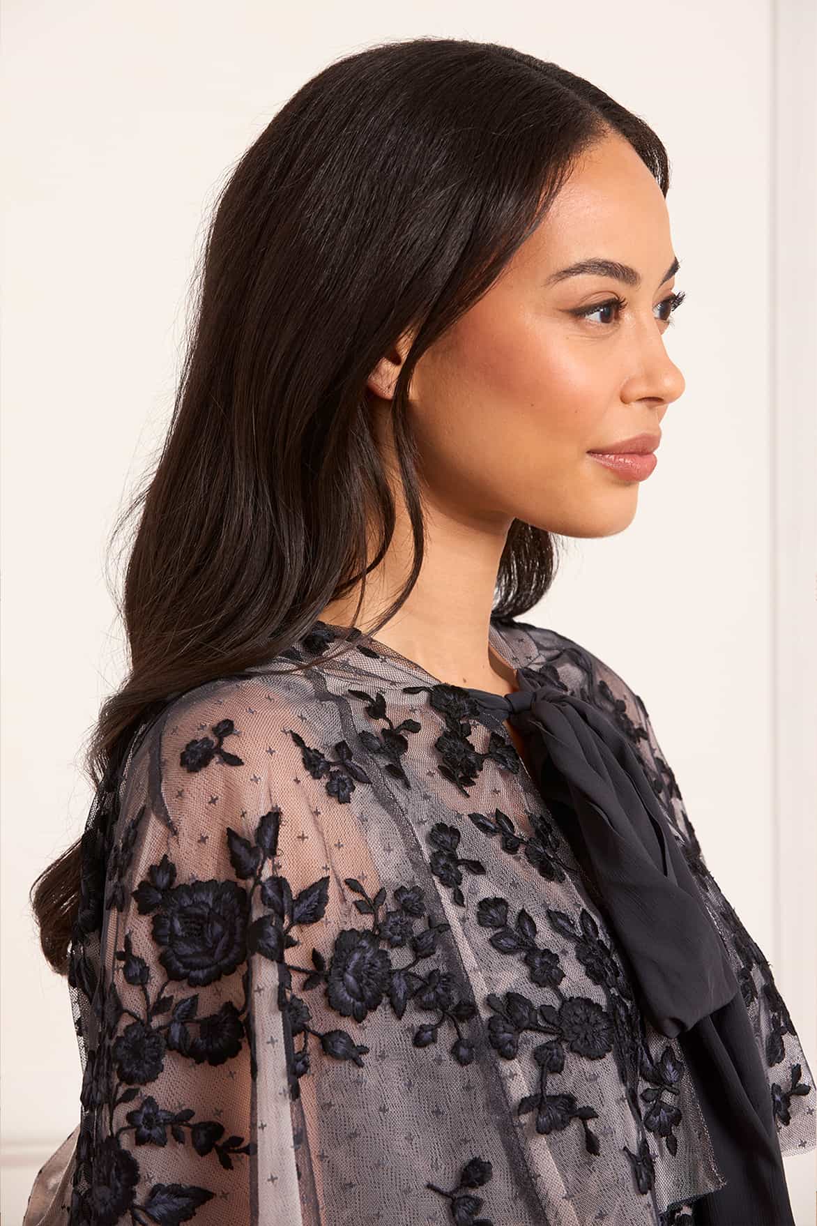 Rosa Hooded Short Cape - Image 6