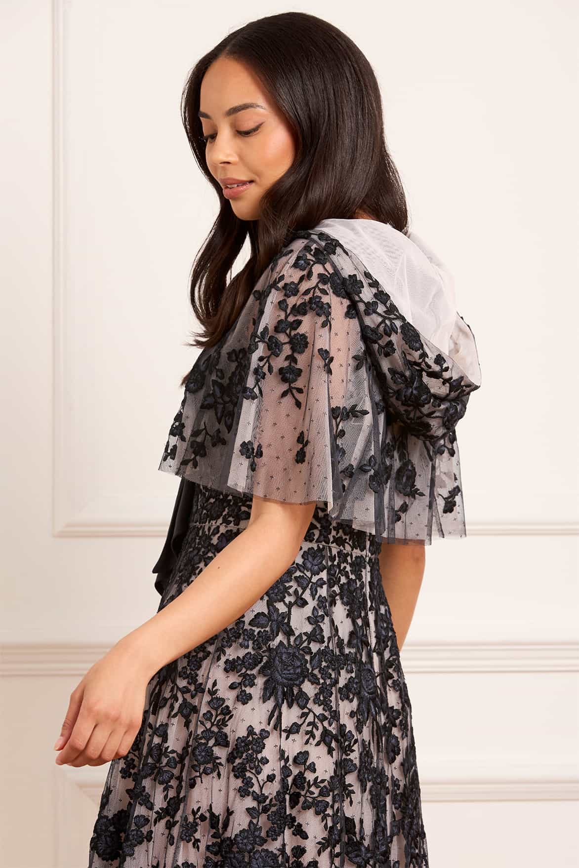 Rosa Hooded Short Cape - Image 7