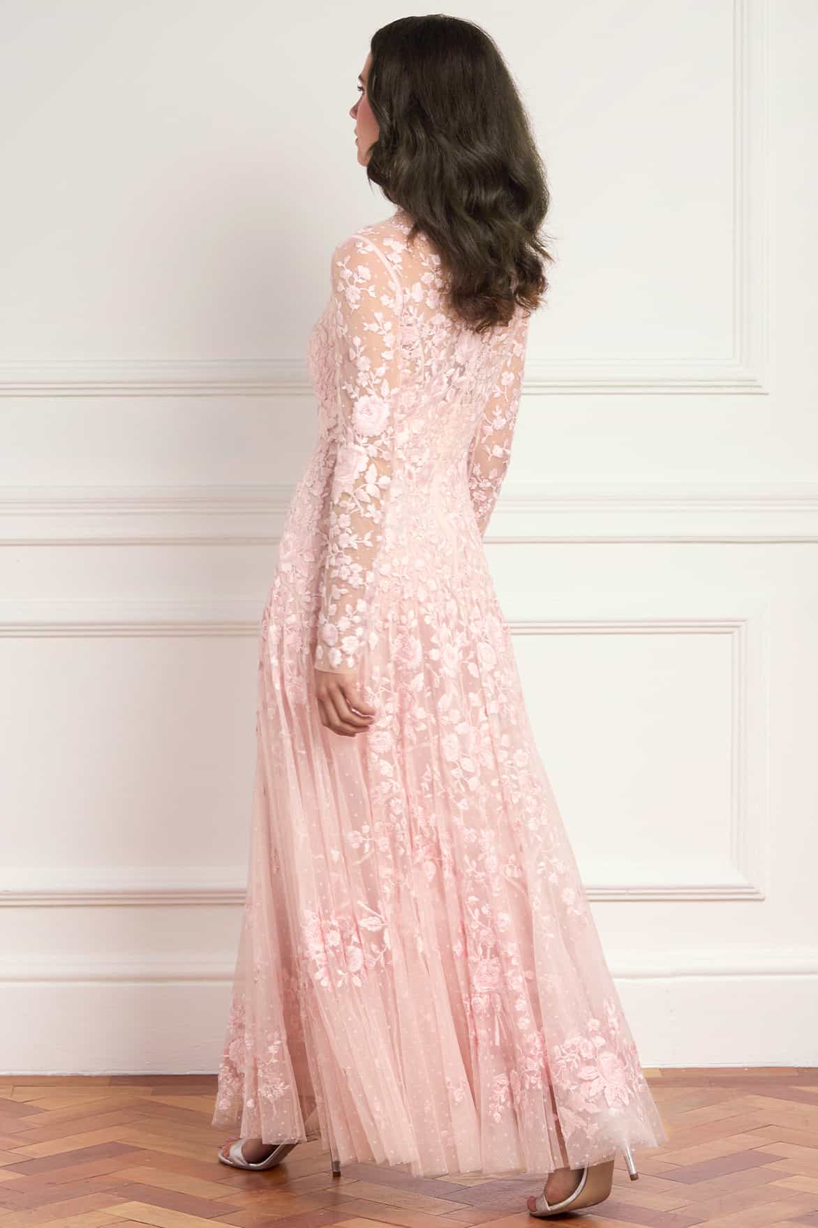 Rosa Round Neck Ankle Gown - Image 5