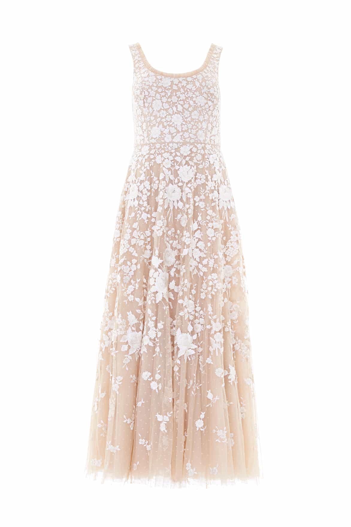 Rosa Scoop Neck Ankle Gown - Image 3